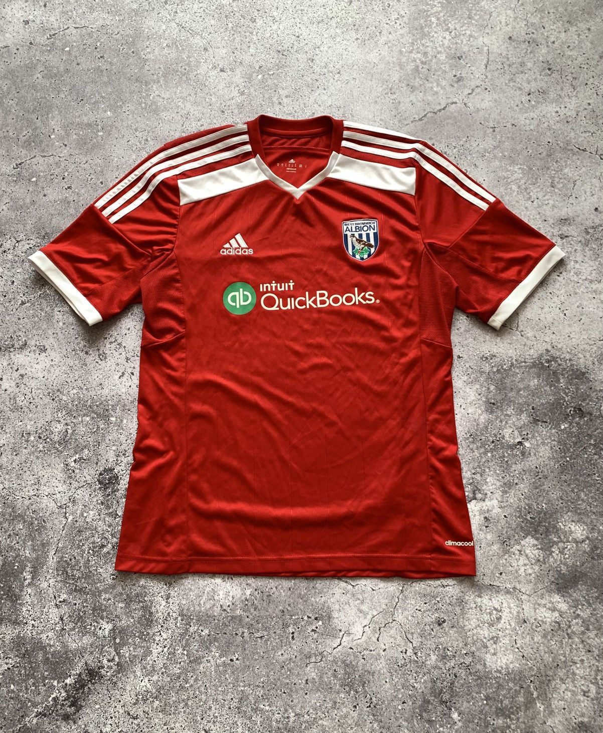 Adidas 🔥ADIDAS WEST BROMWICH ALBION 2014/15 AWAY SOCCER JERSEY Size US M / EU 48-50 / 2 - 2 Thumbnail