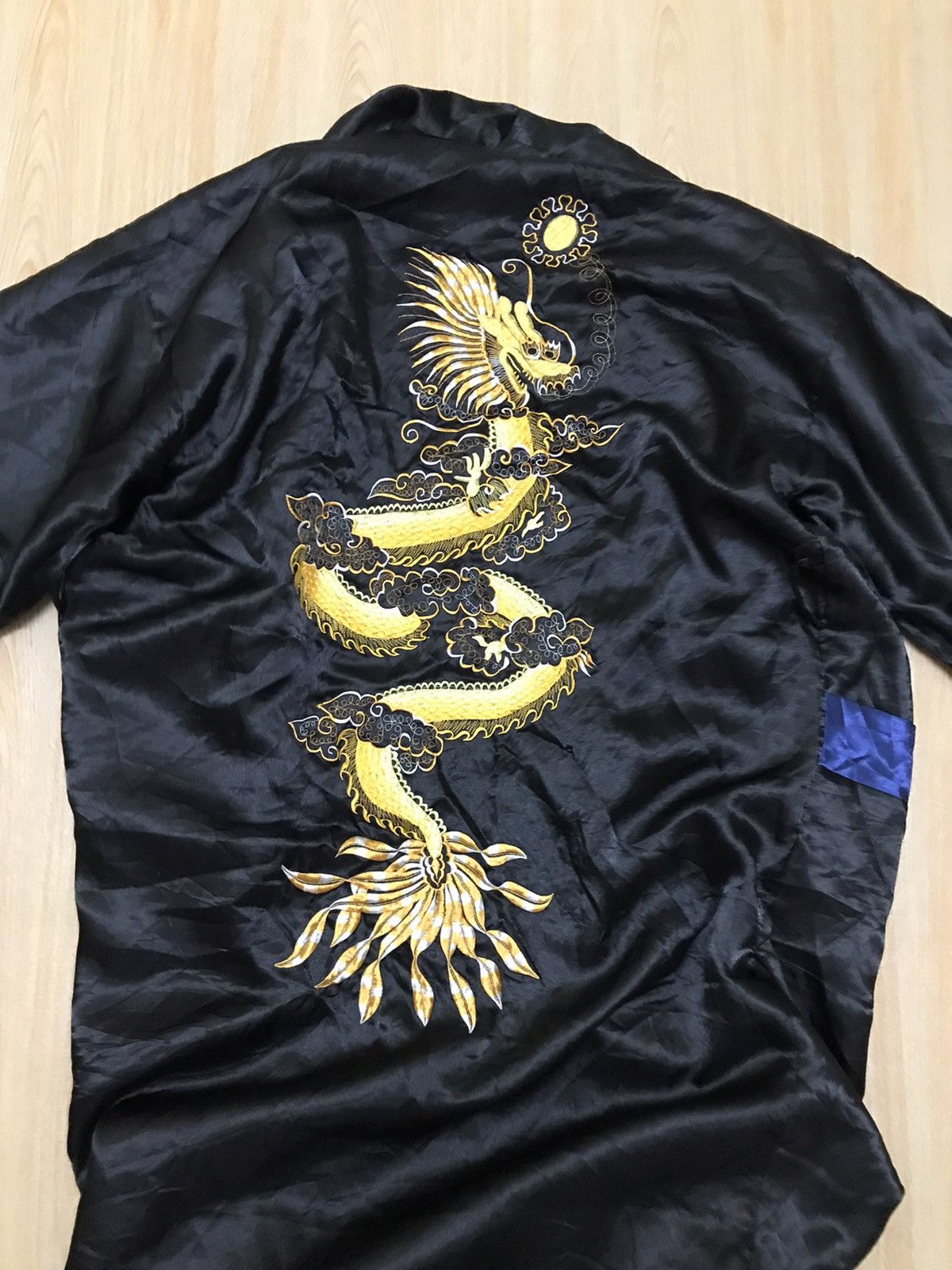 Japanese Brand Vintage Pyajamas Silk Reversible Dragon Size US M / EU 48-50 / 2 - 4 Thumbnail