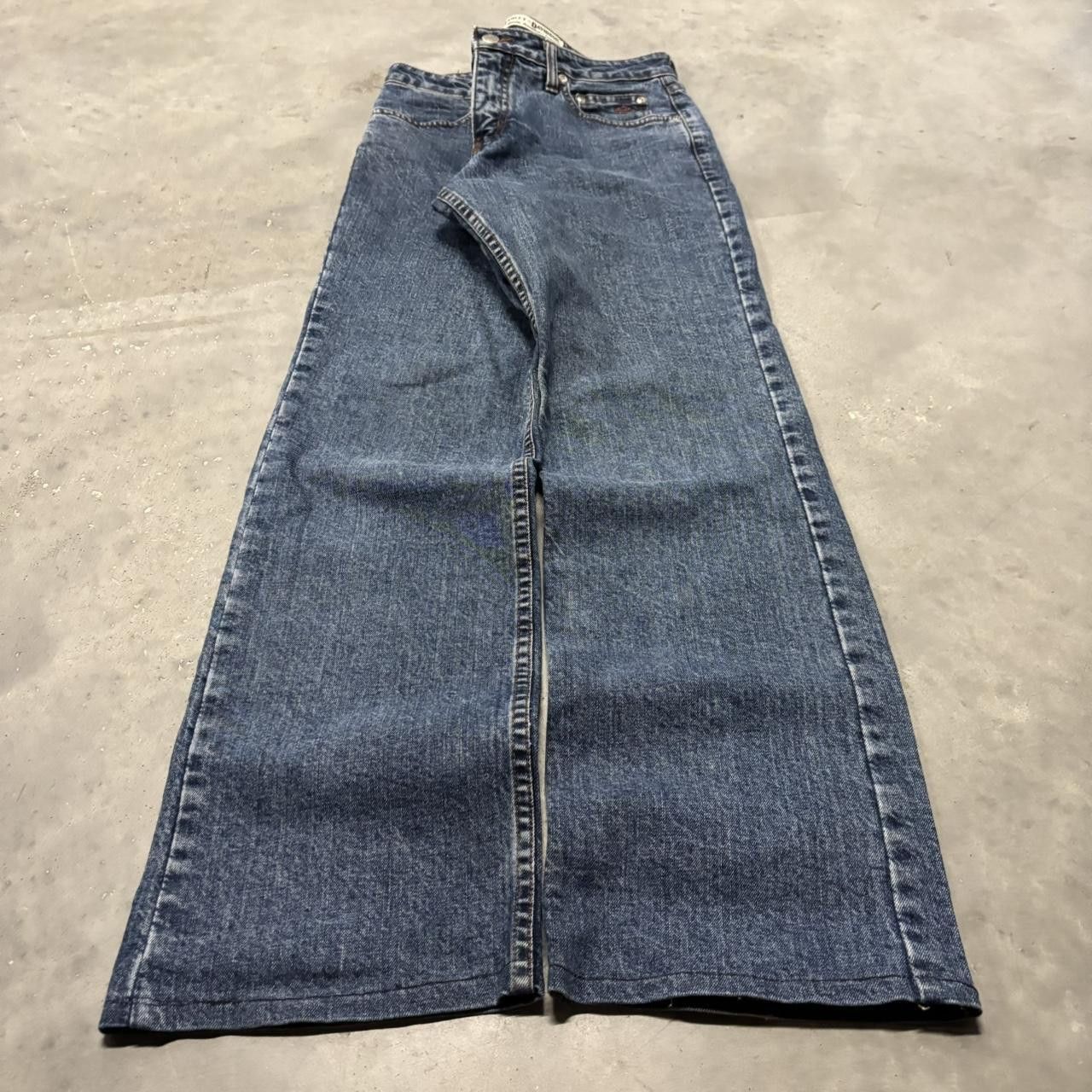 Harley Davidson × Vintage Crazy Vintage Y2K/2000s Medium Wash Harley Davidson Denim Jeans! Size US 28 / EU 44 - 3 Thumbnail