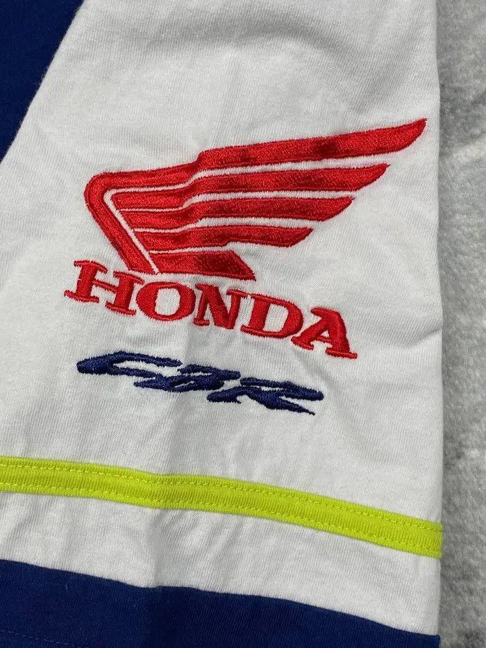 Honda Vintage Ten Kate Honda Racing Polo Shirt Motobike To52land Size US XL / EU 56 / 4 - 5 Thumbnail