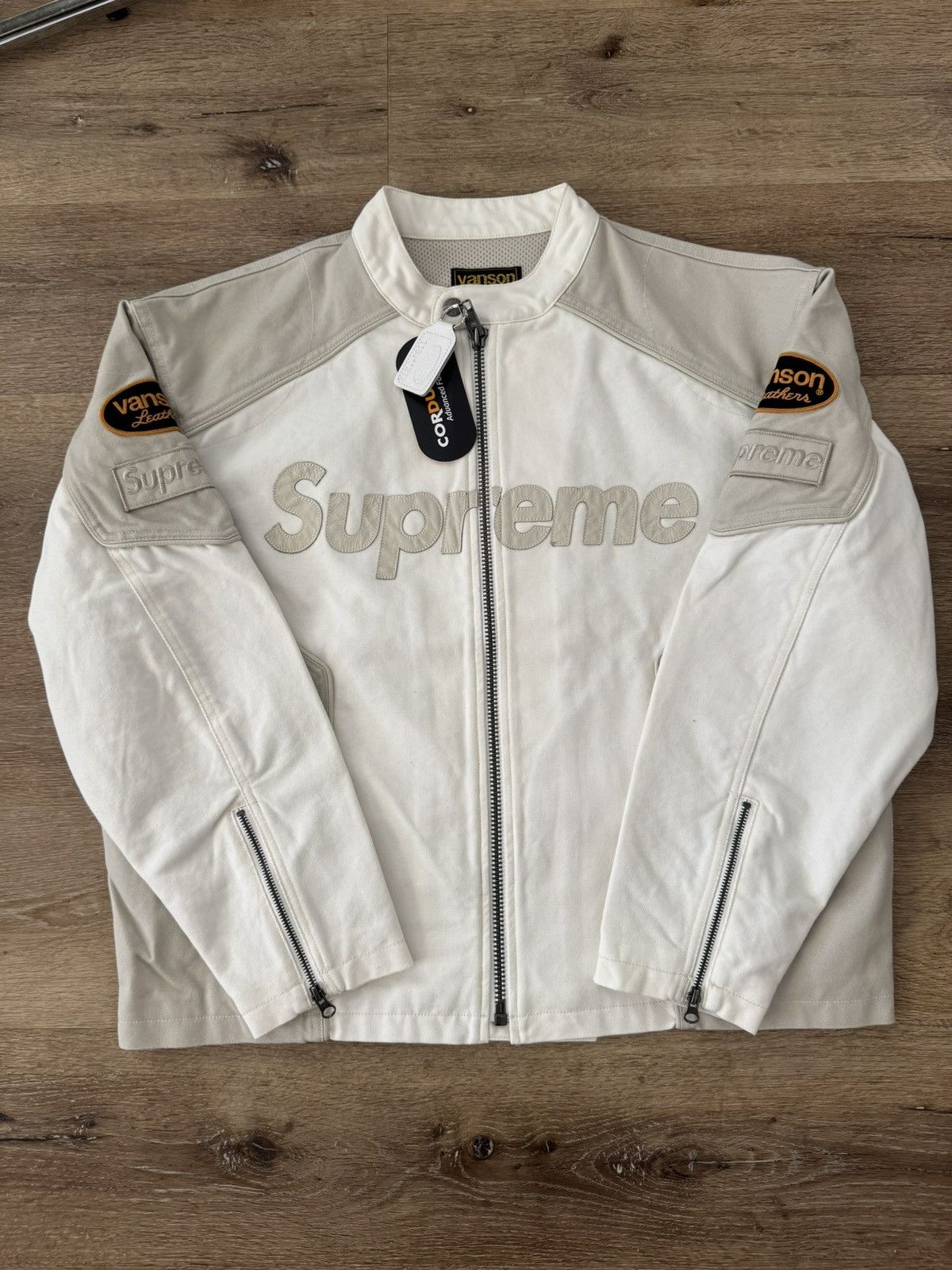 ジャケット・アウター Supreme x Vanson Leathers Cotton Jacket Supreme_Vanson_Leathers_Cordur