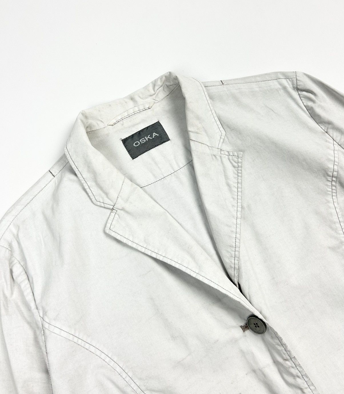 Japanese Brand × OSKA Oska Avant Garde Japan Style Y2K blazer jacket Size L / US 10 / IT 46 - 9 Thumbnail