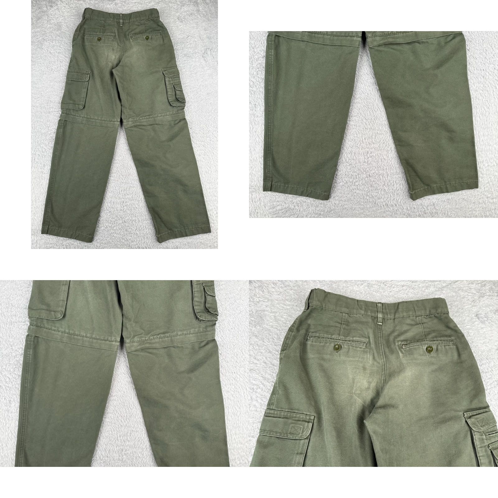 Vintage VINTAGE Boy Scouts Pants Adult 42 Green Cargo Convertible Uniform Cotton Blend 42x28 Mens Size US 42 / EU 58 - 9 Thumbnail