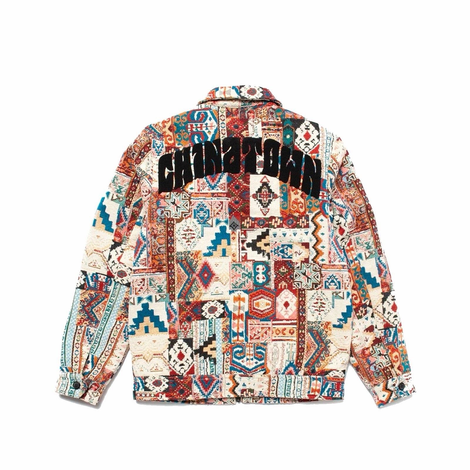 Market Chinatown Market Canvas Tapestry Patchwork Work Jacket Size US M / EU 48-50 / 2 - 2 Thumbnail