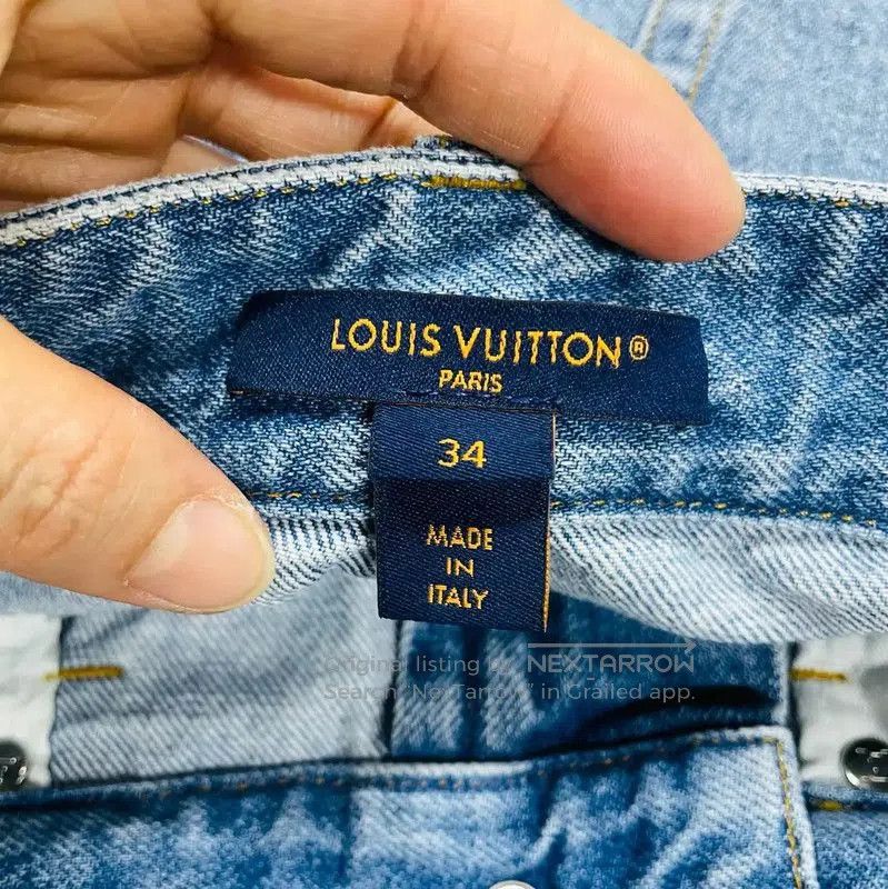 Louis Vuitton Louis Vuitton Blue Denim Shorts for Women . Size 24" / US 00 / IT 34 - 3 Thumbnail