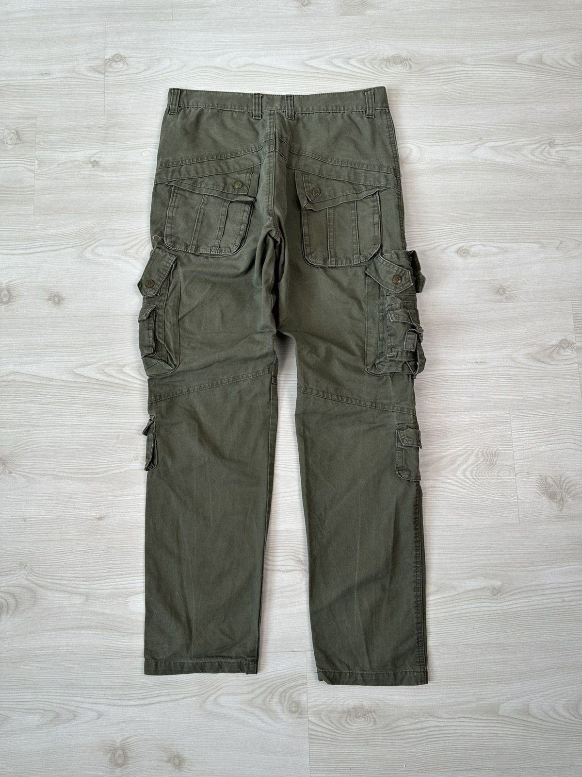 Japanese Brand Vintage Y2k Baggy Cargo Pants Avant Garde If Six Was Nine Size US 32 / EU 48 - 2 Thumbnail
