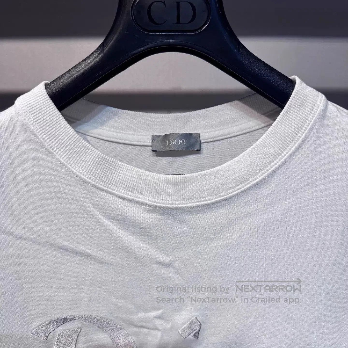 Dior White Short-Sleeve Graphic T-Shirt. Size US S / EU 44-46 / 1 - 3 Thumbnail