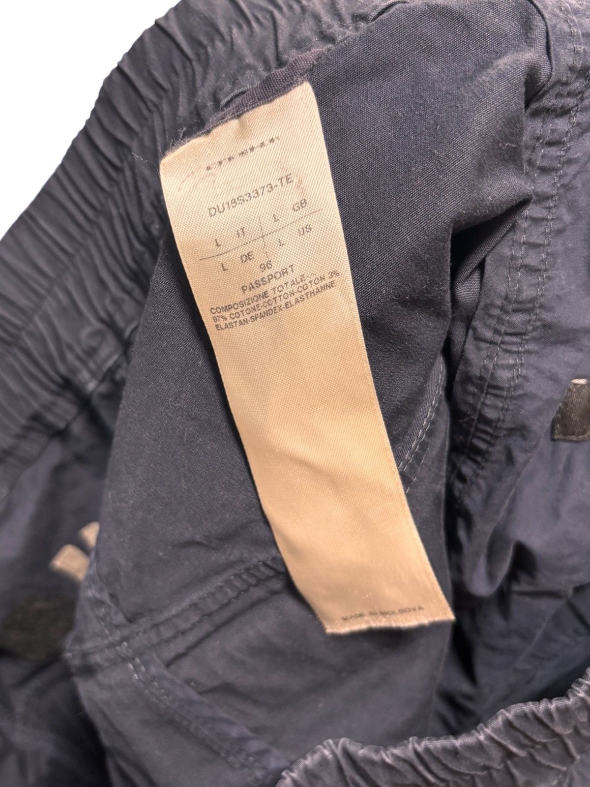 Rick Owens Drkshdw Rick Owens Drawstring Cropped Navy EDFU Drop Crotch Pants Size US 34 / EU 50 - 5 Thumbnail