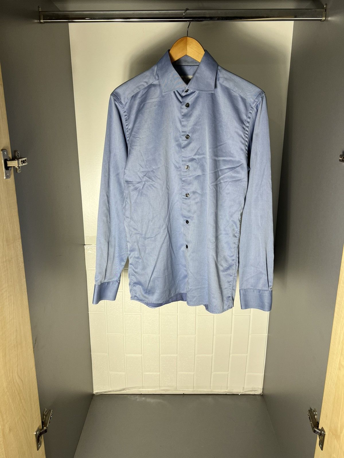 Eton VINTAGE ETON CLASSIC SHIRT ITALIAN DESIGNER CASUAL Y2K 90s Size US M / EU 48-50 / 2 - 1 Thumbnail