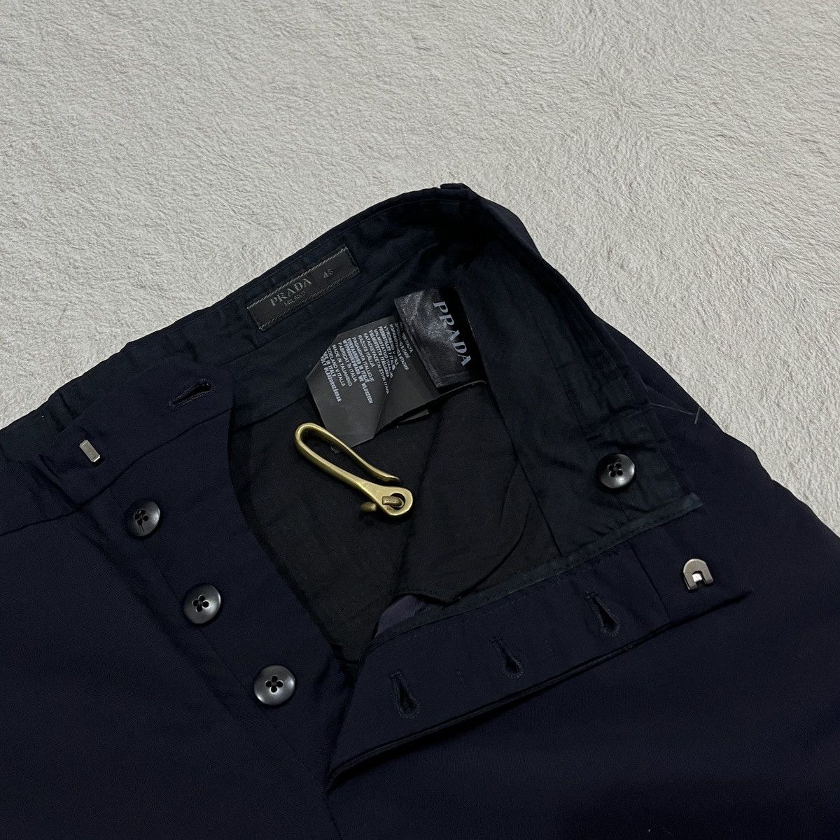 Prada Prada Button Fly Trouser Pants Size 32" / US 10 / IT 46 - 3 Thumbnail