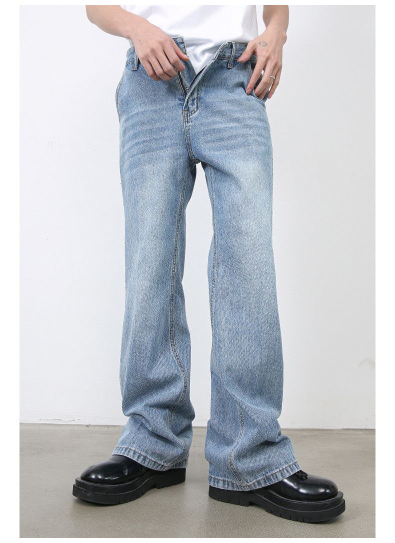 Japanese Brand High street washed blue trendy flared jeans y2k Size US 32 / EU 48 - 3 Thumbnail