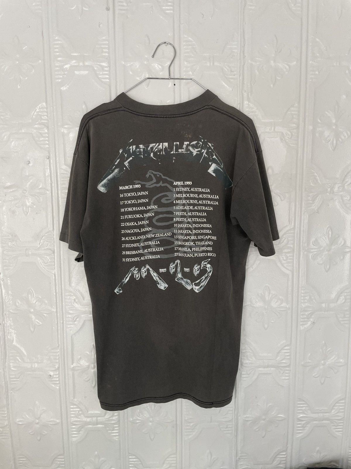 Vintage Metallica Black Album 1991 Japan tour Size US L / EU 52-54 / 3 - 5 Thumbnail