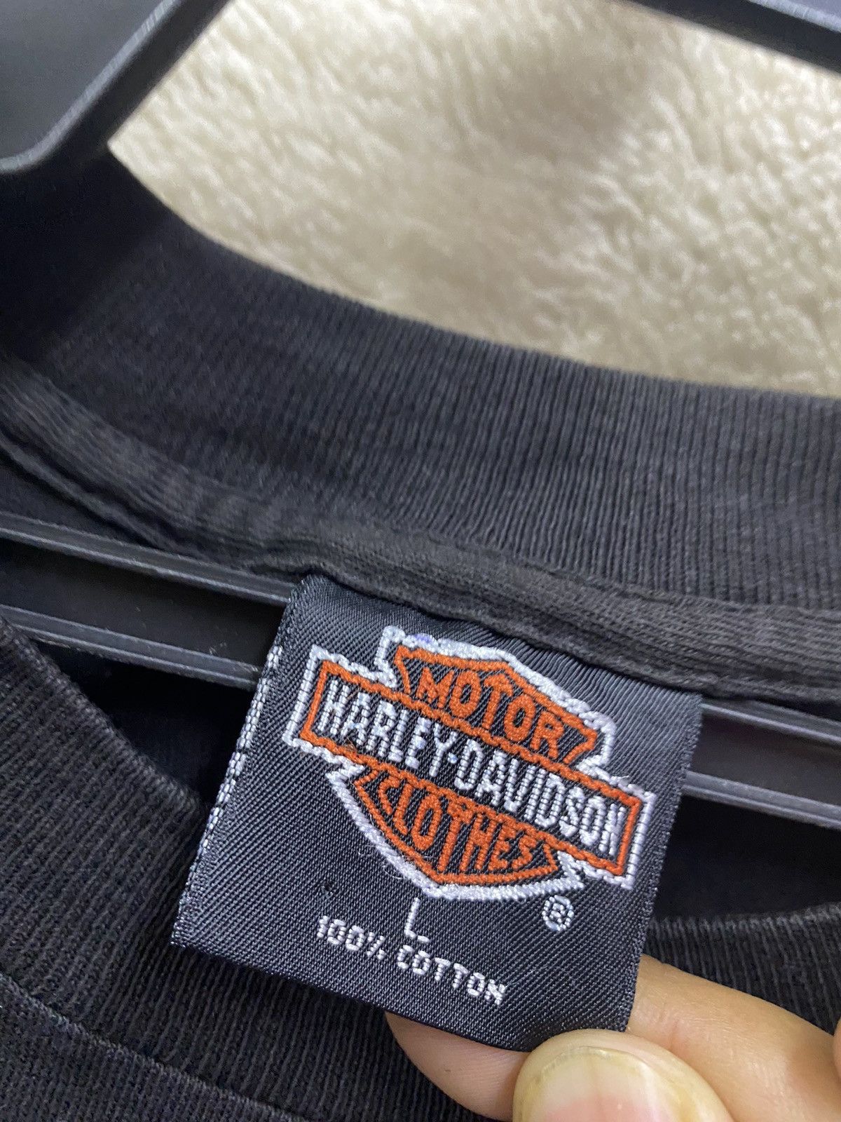 Harley Davidson × Vintage VINTAGE HARLEY DAVIDSON AGAINST THE WIND Size US L / EU 52-54 / 3 - 8 Thumbnail