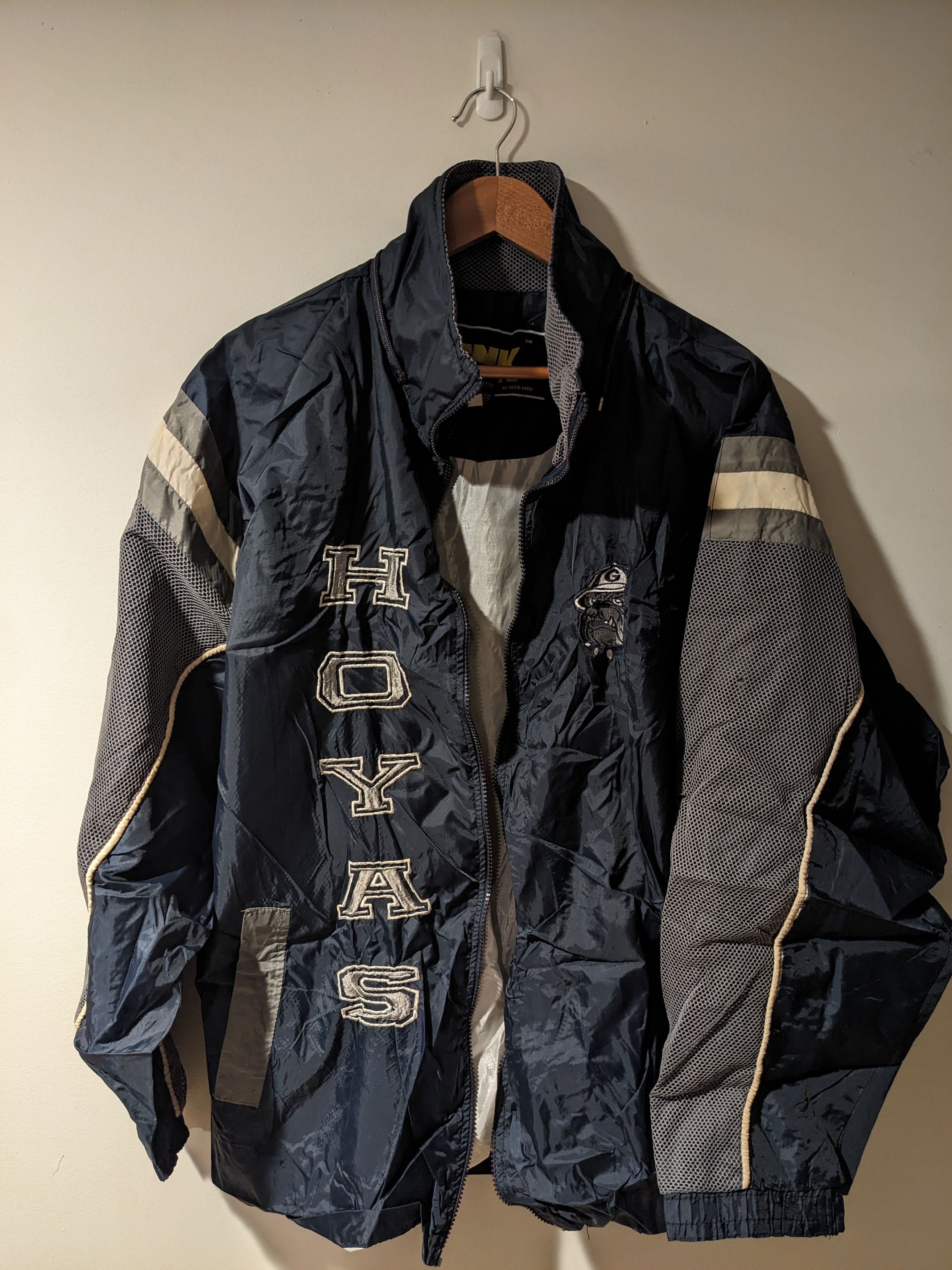 Vintage Vintage 90s Georgetown Hoyas Basketball College Windbreaker Size US L / EU 52-54 / 3 - 1 Thumbnail