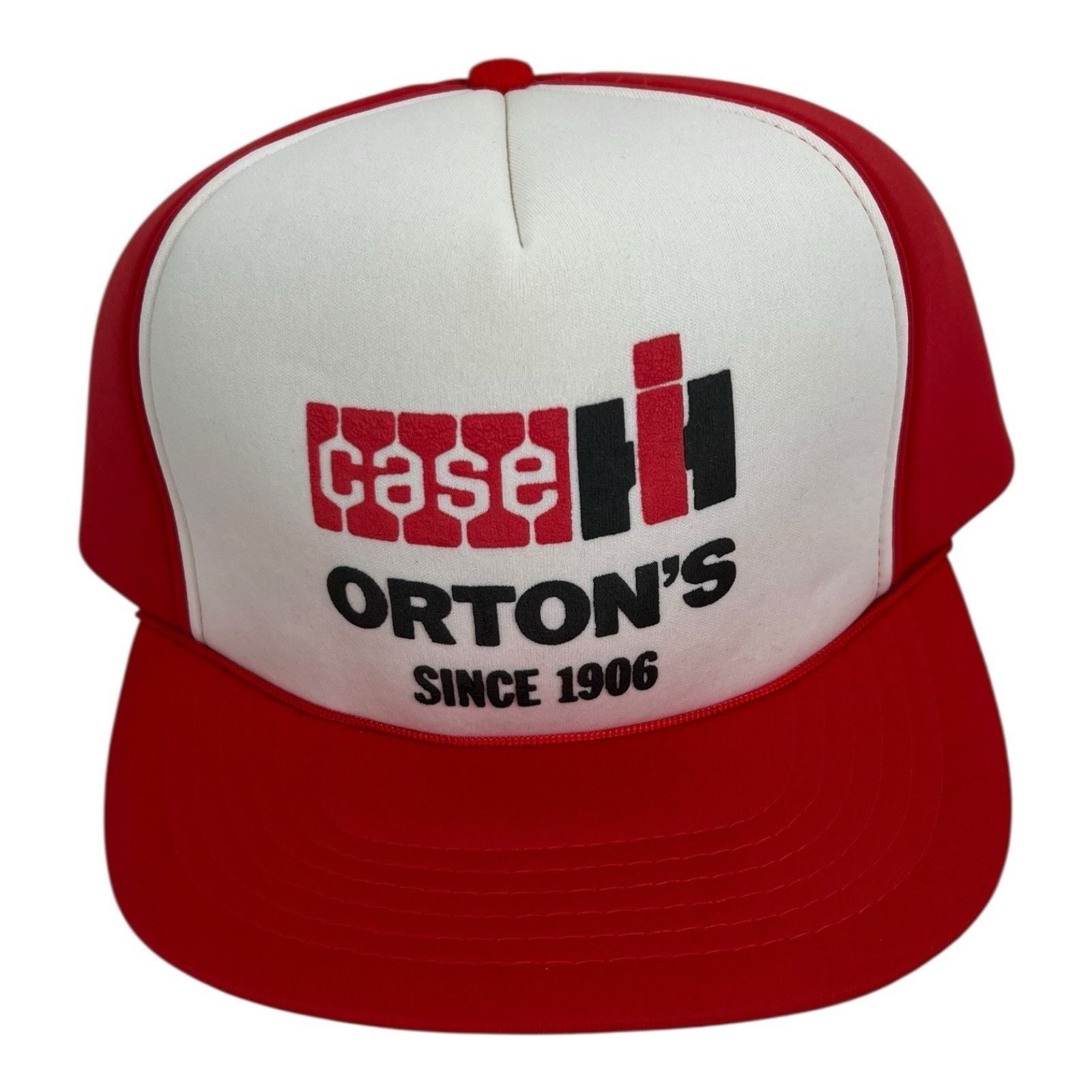 Vintage Vintage Case Tractor Insulated Trucker Snapback Hat 80s Farm Size ONE SIZE - 1 Thumbnail