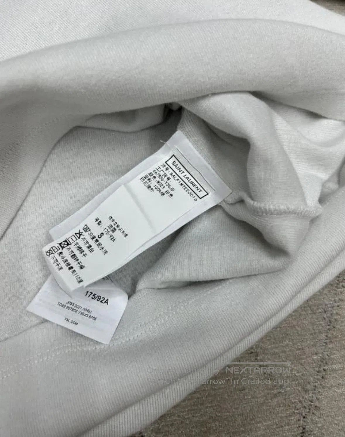 Saint Laurent Paris Short Sleeve Saint Laurent T. Size US S / EU 44-46 / 1 - 4 Thumbnail