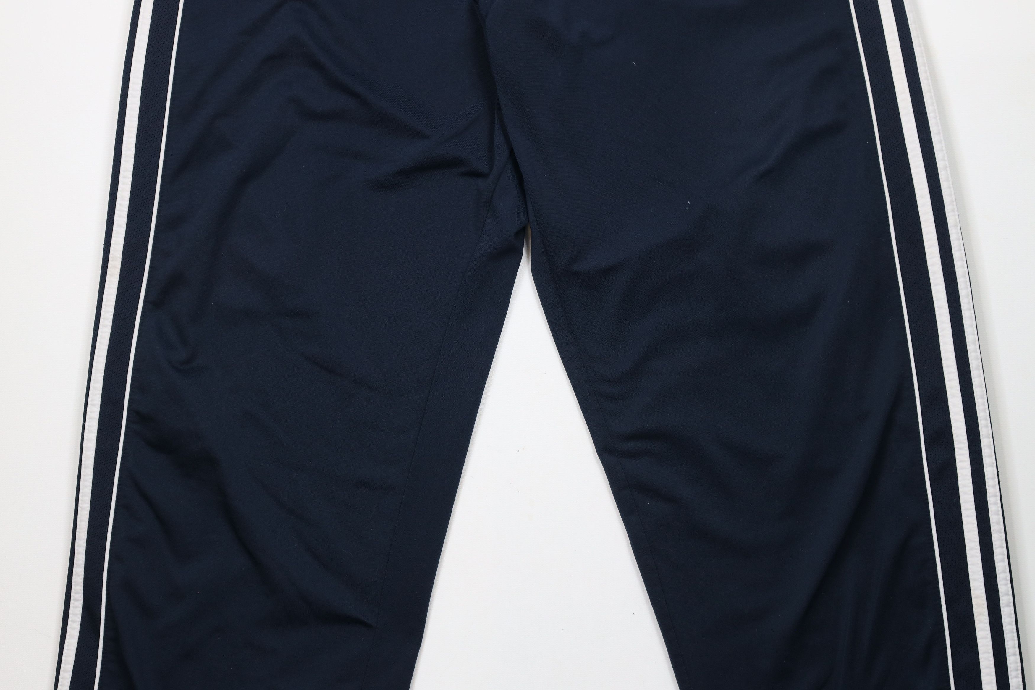 Adidas × Vintage Vintage Y2K Adidas Spell Striped Wide Leg Sweatpants Blue Size US 38 / EU 54 - 3 Thumbnail