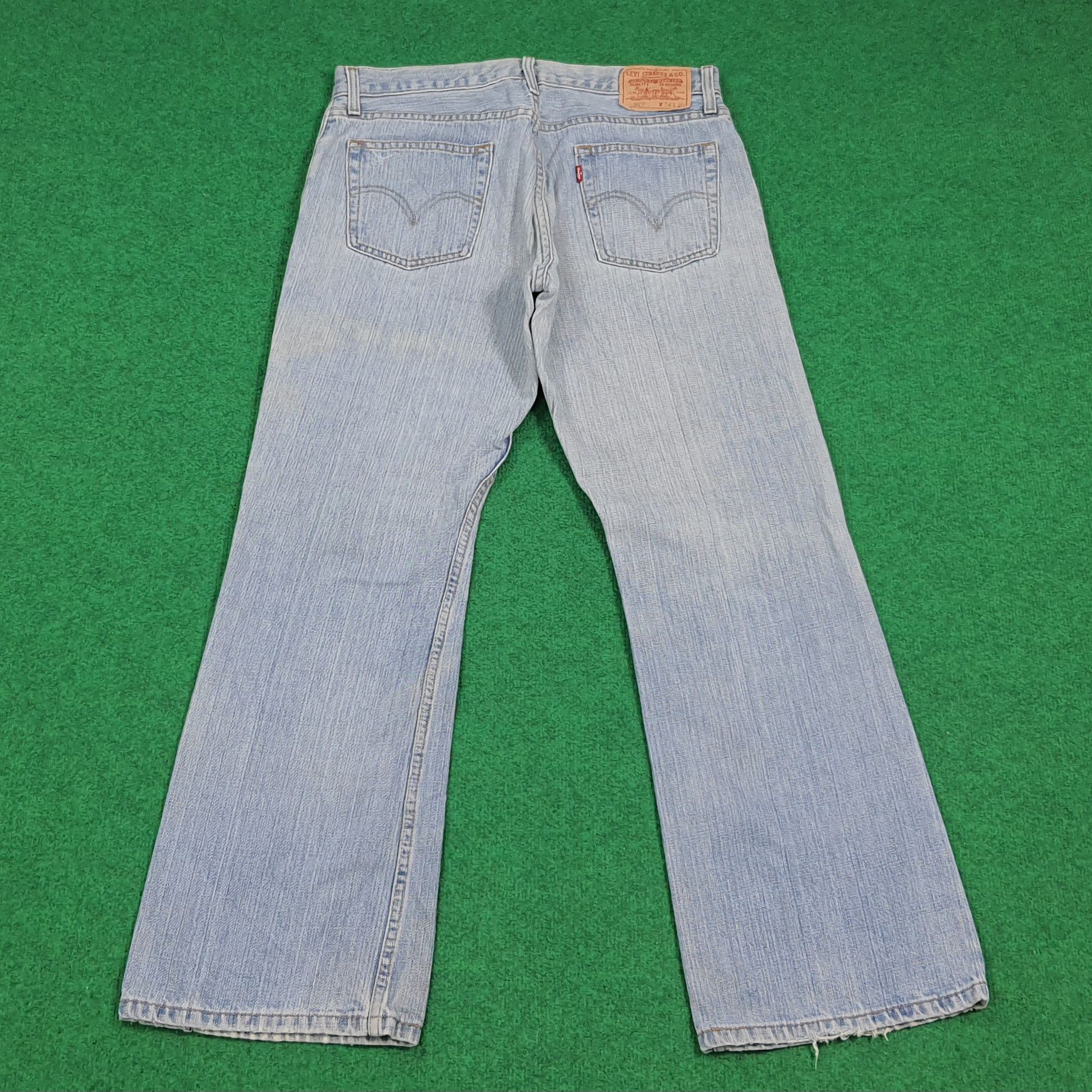 Levi's Vintage Levi's 527 Denim Low Rise Boot Cut Jeans C280N14 Size US 33 - 4 Thumbnail