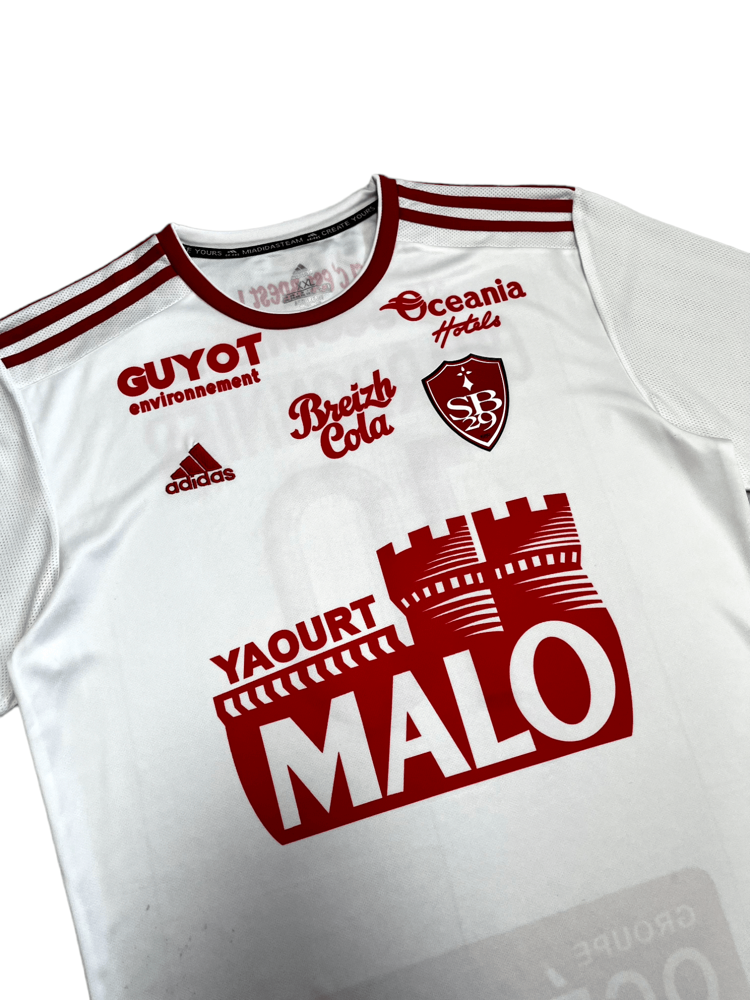 Adidas × Vintage ⚽️ STADE BRESTOIS 2021-22 CHARBONNIER SOCCER JERSEY FOOTBALL Size US XXL / EU 58 / 5 - 6 Thumbnail
