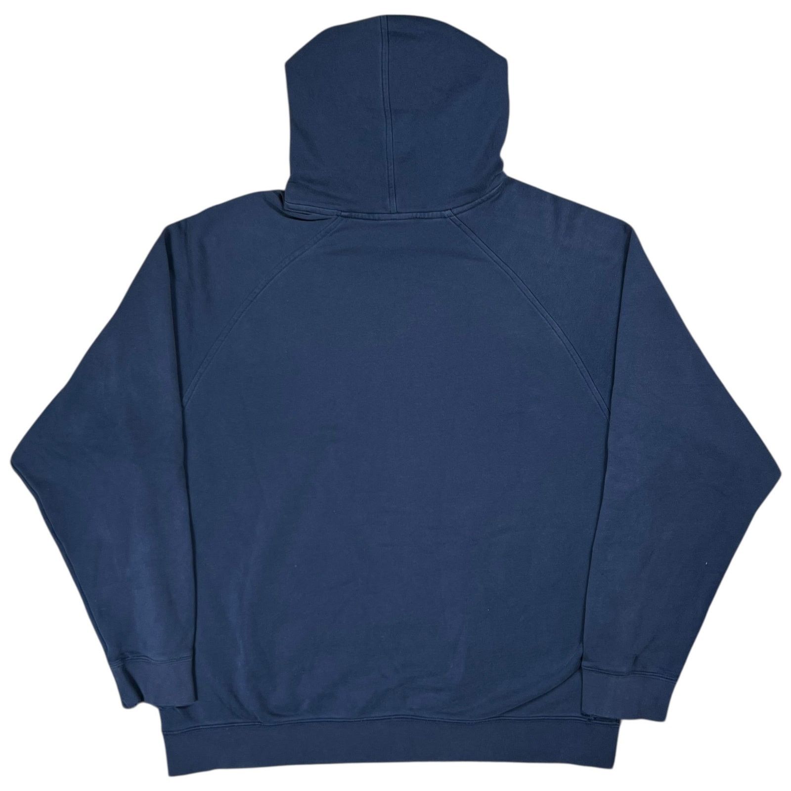 Nike × Vintage Vintage Y2K Nike mini swoosh navy faded hoodie (XL) Size US XL / EU 56 / 4 - 8 Thumbnail