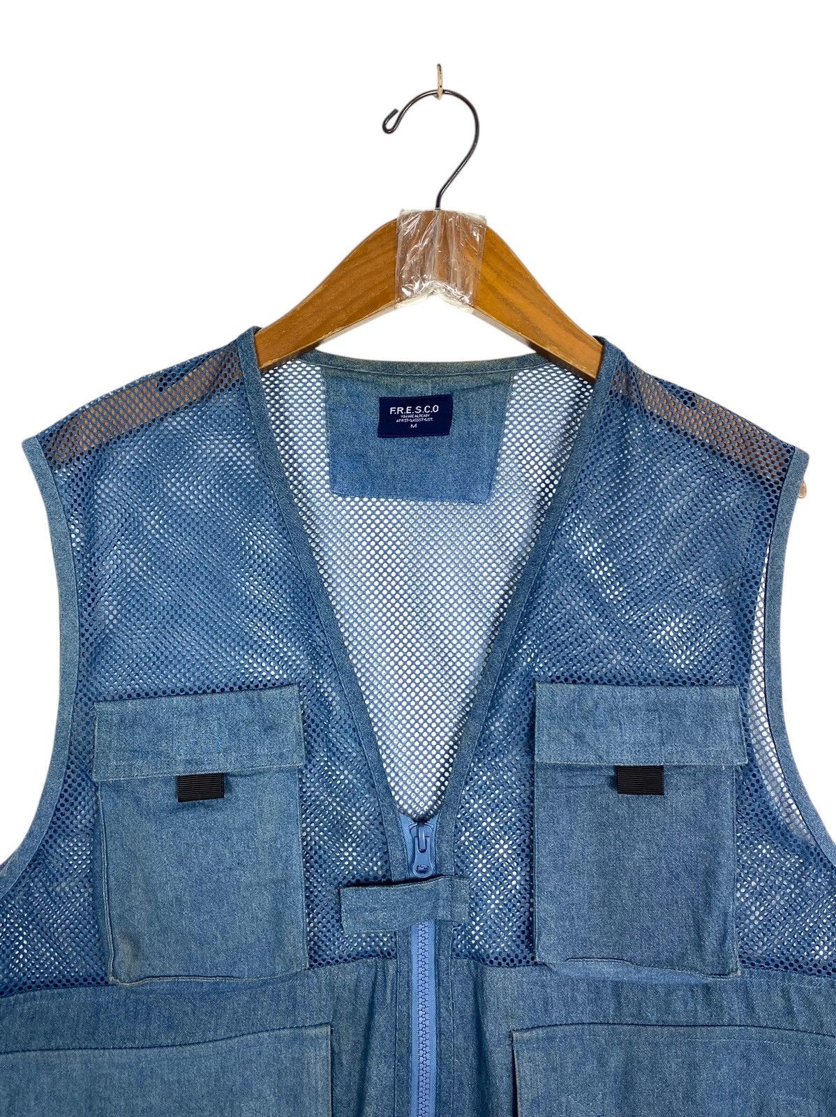 Japanese Brand Rare‼️ Fresco Fishing vest with Mesh Size US S / EU 44-46 / 1 - 4 Thumbnail