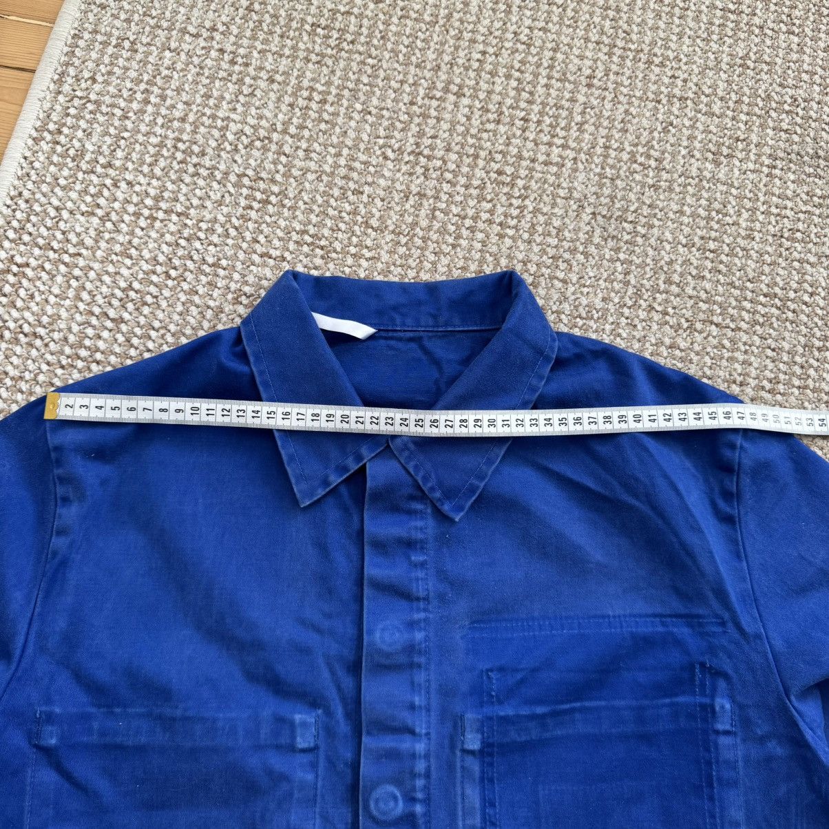 Vintage French vintage distressed worn blue chore works jacket Size US M / EU 48-50 / 2 - 12 Thumbnail