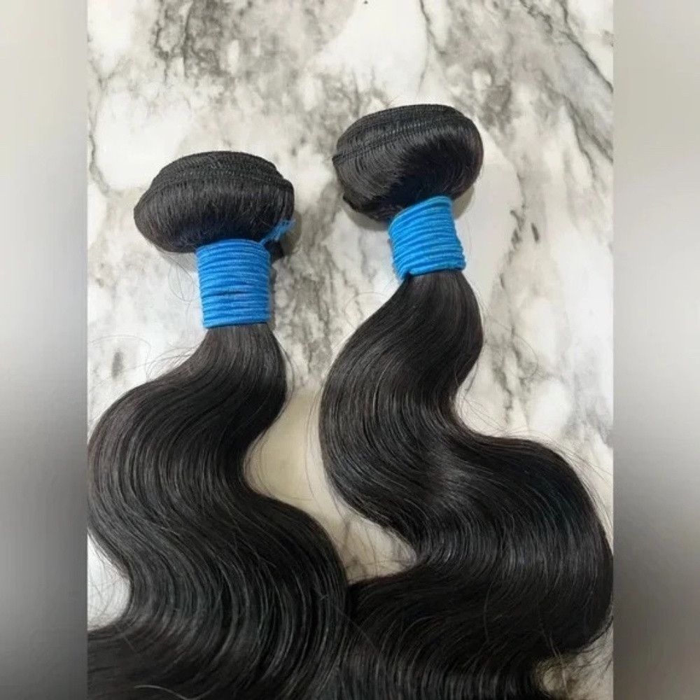 Other 22” & 22” Brazilian Body Wave Natural Black Unprocessed 100 Size ONE SIZE - 3 Thumbnail