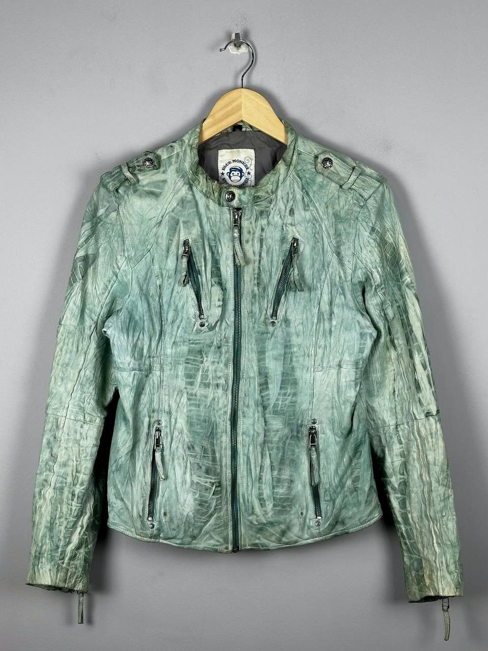 Japanese Brand Vintage Avant Garde Leather Jacket Indie Sleaze Size US S / EU 44-46 / 1 - 1 Thumbnail