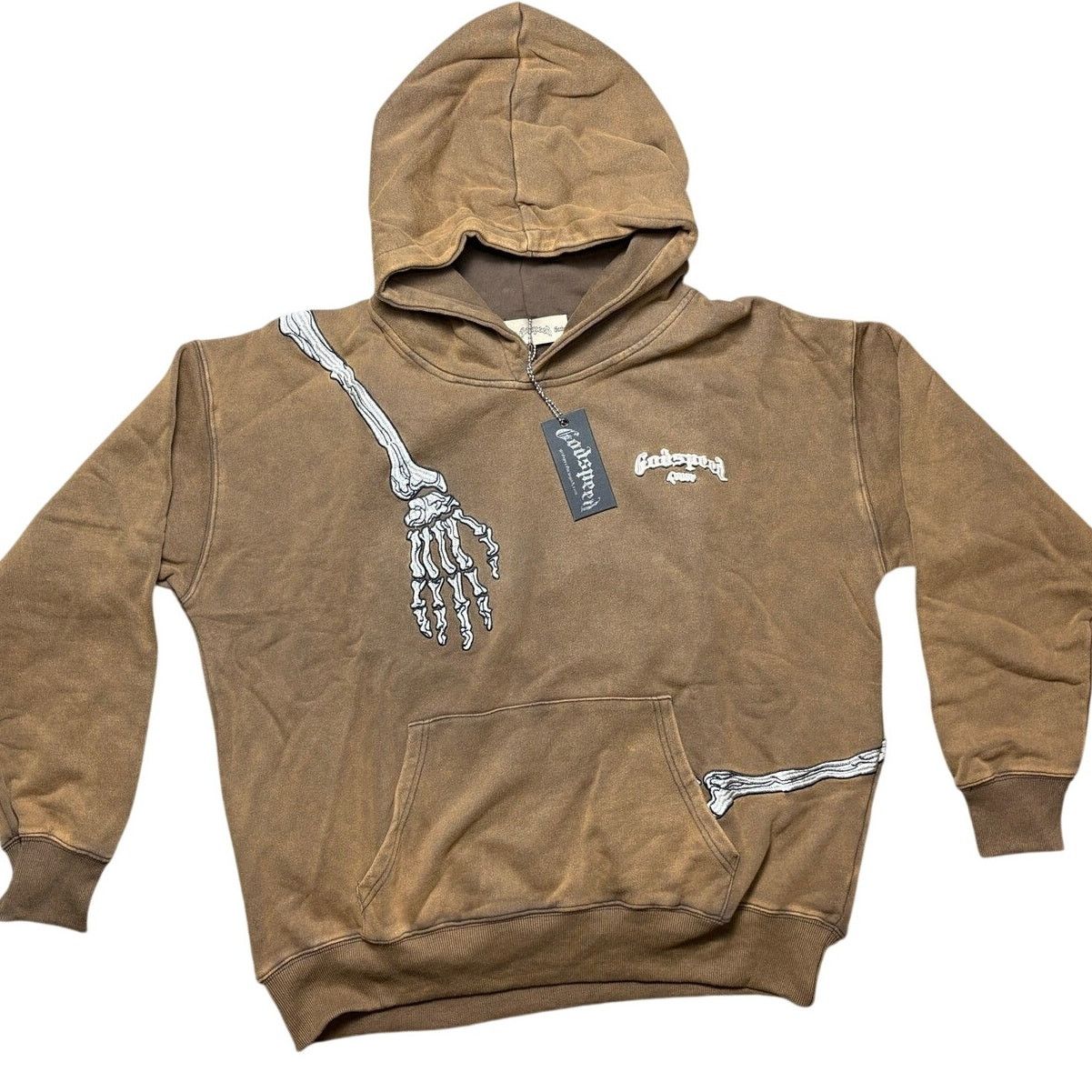 Godspeed NWT - GodSpeed R.O.D. Skelton Hoodie - Washed Brown - Sz. M Size US M / EU 48-50 / 2 - 1 Thumbnail