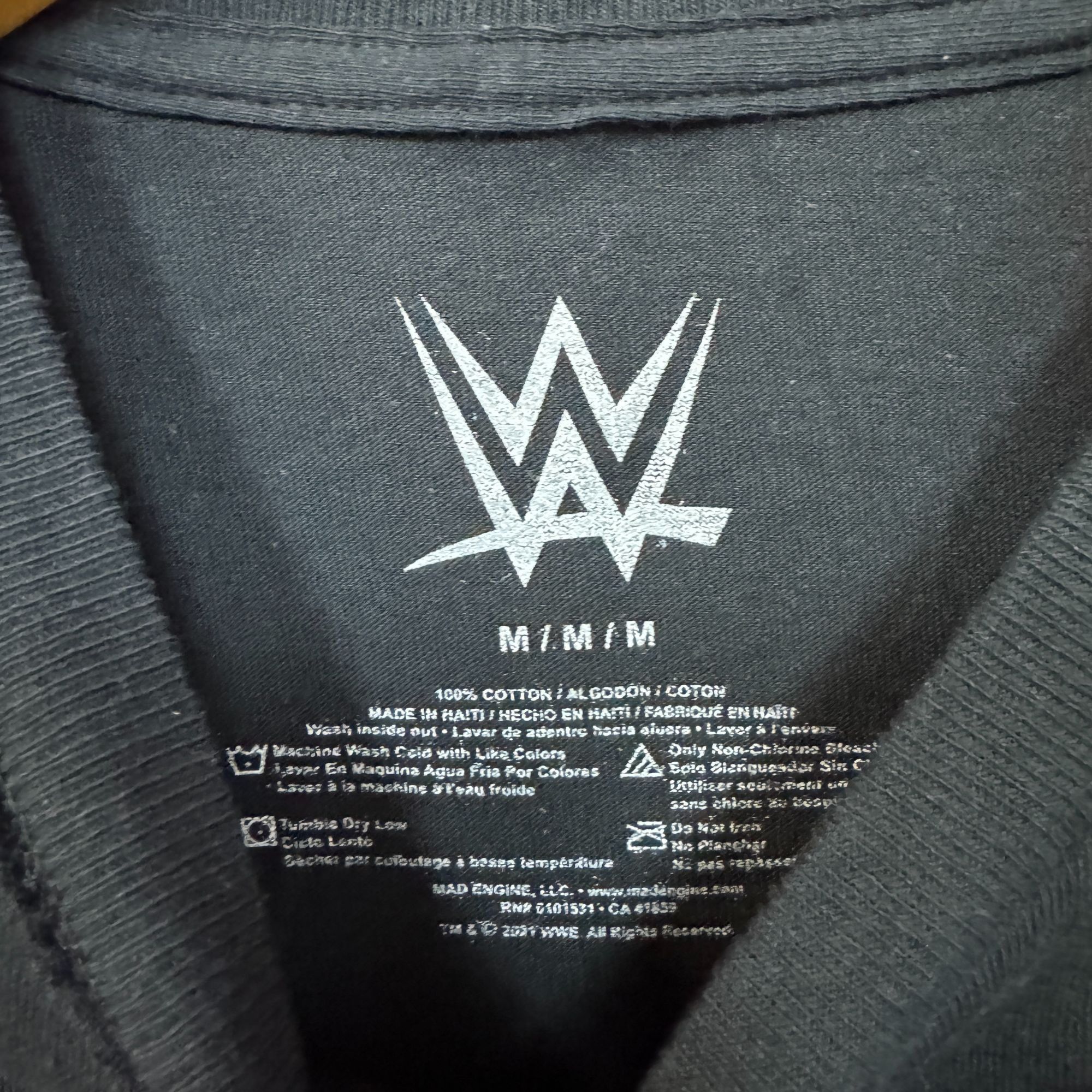 WWE The All Mighty Bobby Lashley Back 2 Dominate WWE Promo Tee M Size US M / EU 48-50 / 2 - 4 Thumbnail