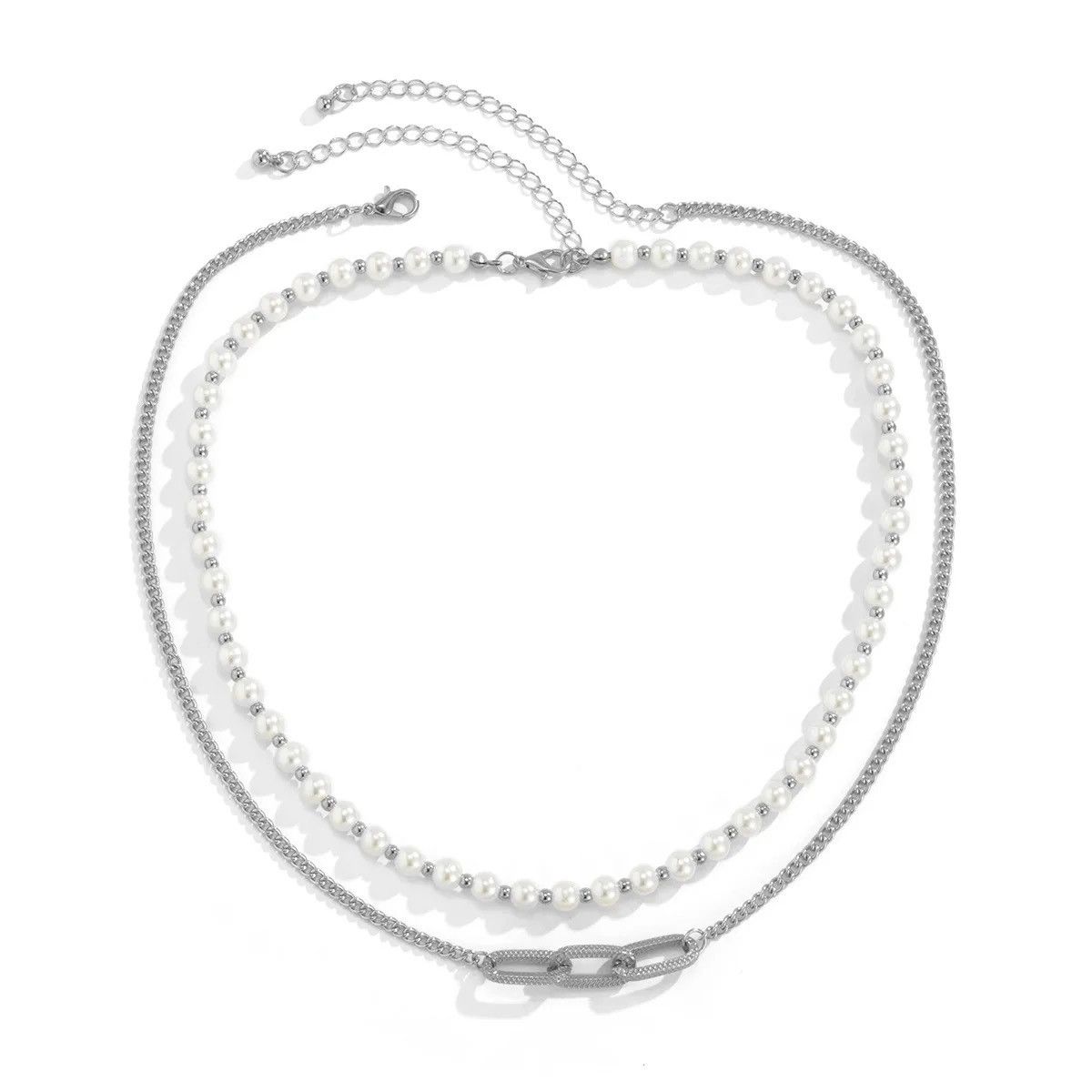 Jewelry Retro Creative Chain Necklace Size ONE SIZE - 2 Thumbnail