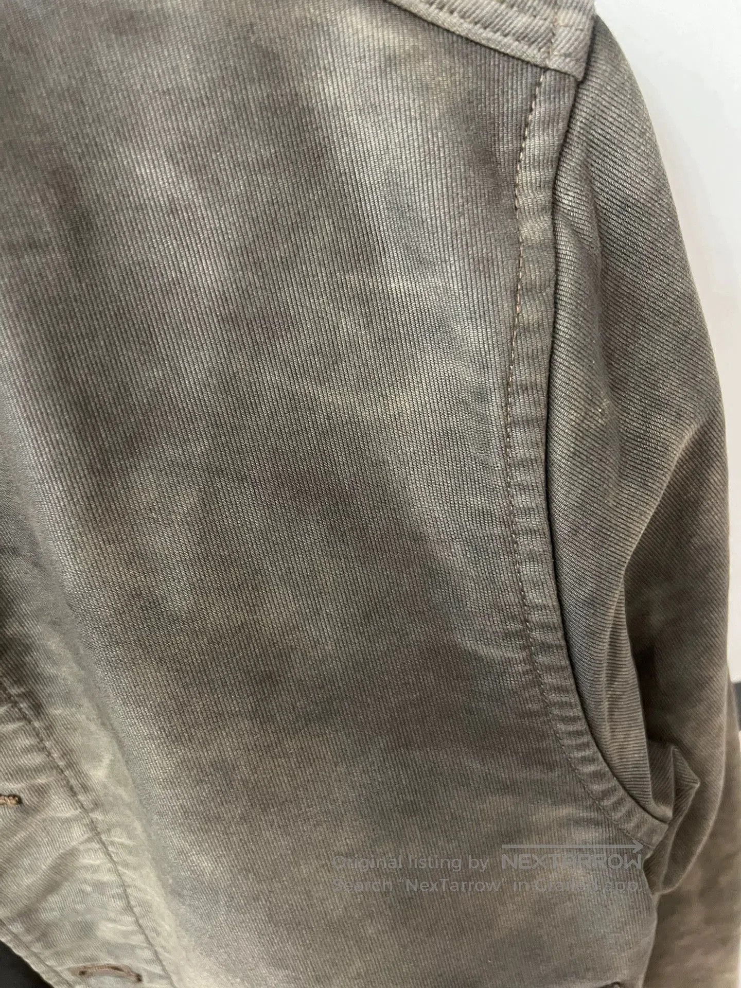 RRL Ralph Lauren vintage rrl baseball jacket in gray. Size US M / EU 48-50 / 2 - 3 Thumbnail