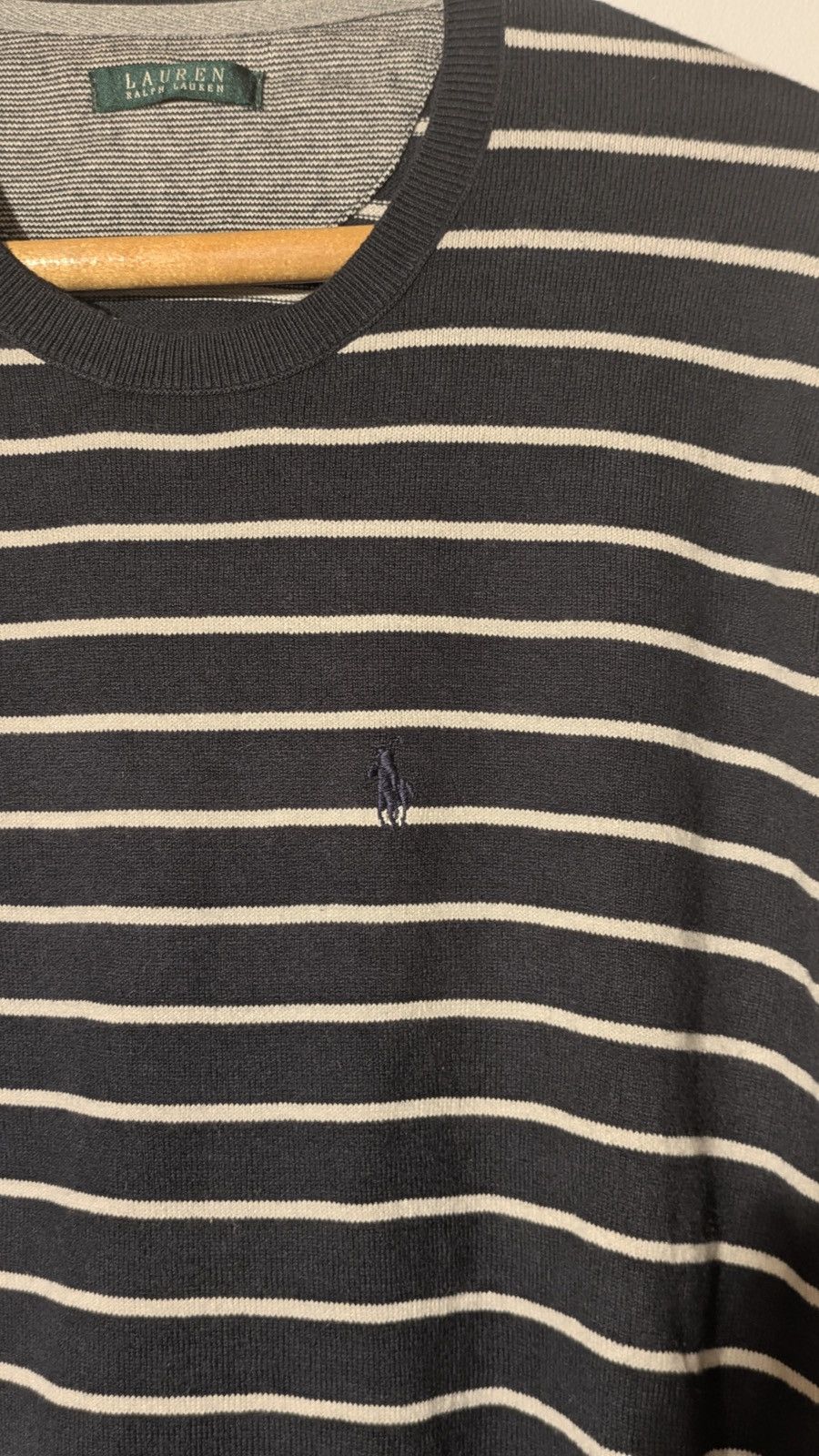 Lauren Ralph Lauren 🧥 Lauren Ralph Lauren Sweater – Navy / White (Fits L–XL) Size US L / EU 52-54 / 3 - 4 Thumbnail