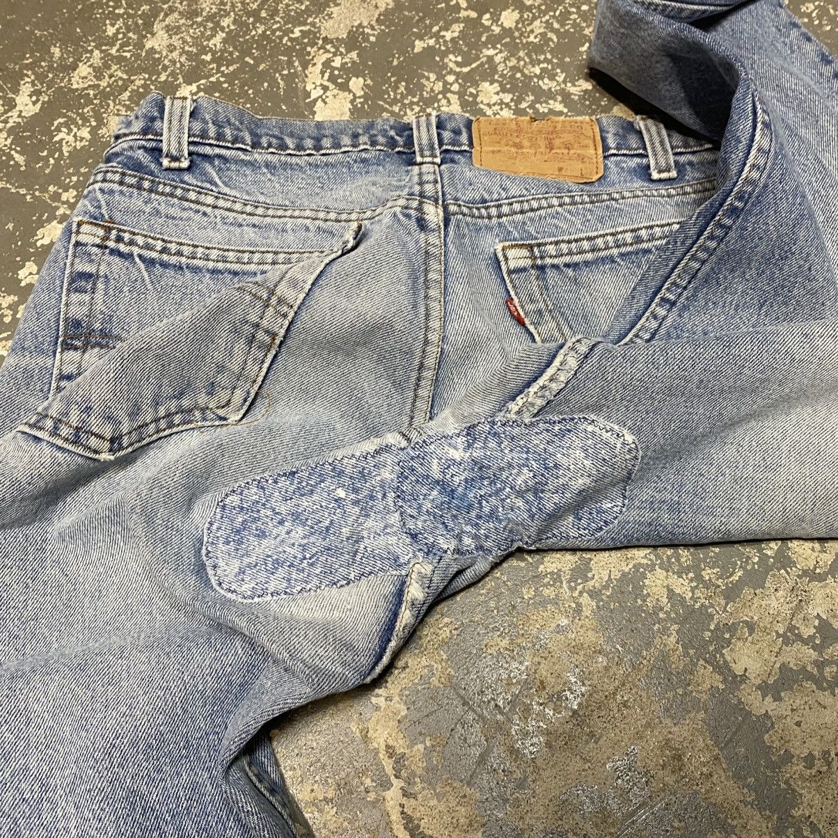 Levi's × Vintage Vintage Levi’s 505 Straight Fit Blue Denim Jeans USA 80s Size US 32 / EU 48 - 7 Thumbnail