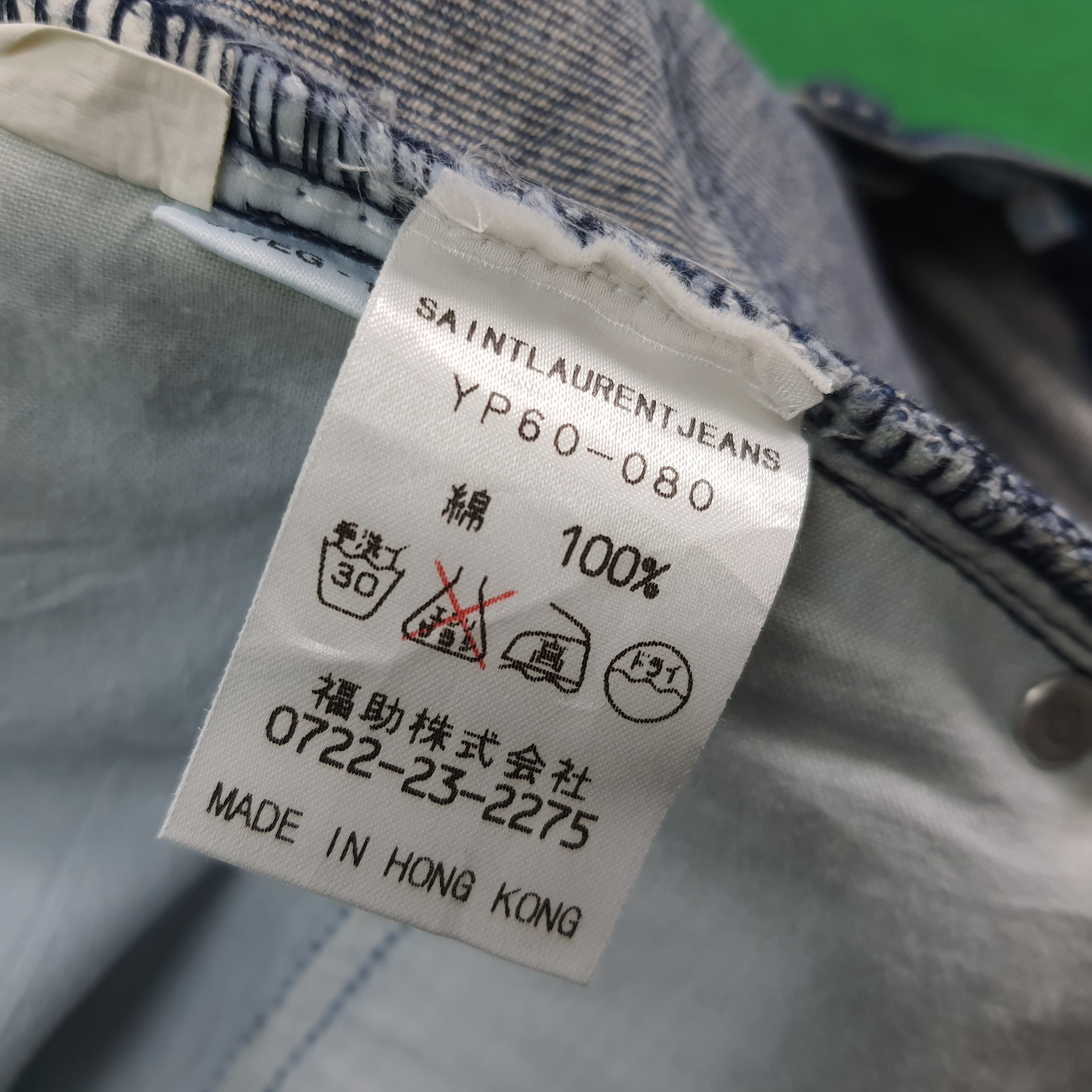 Yves Saint Laurent Vintage Saint Laurent Jeans YSL Designer Jeans C280N33 Size US 32 / EU 48 - 8 Thumbnail