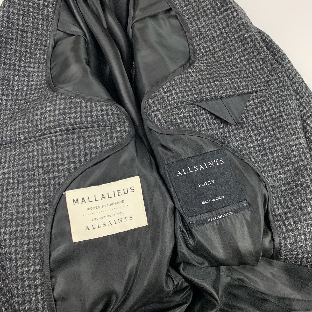 Allsaints Allsaints district houndstooth wool coat Size US L / EU 52-54 / 3 - 4 Thumbnail