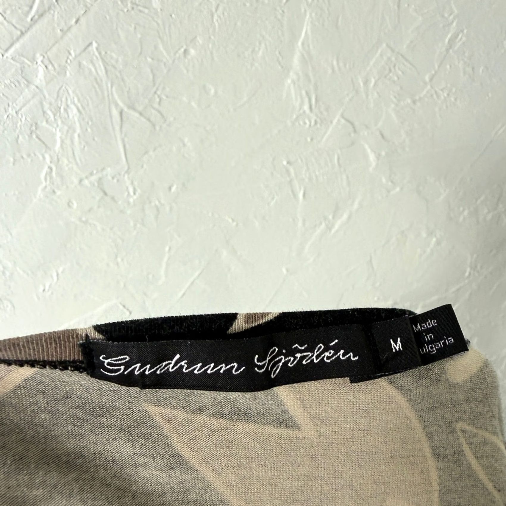 Vintage Gudrun Sjoden Women's Knit Cotton Dress Long Sleeve Floral Pocket M3-14 Medium Black Raglan Sleeve Pullover Dress Woman Size M / US 6-8 / IT 42-44 - 7 Thumbnail