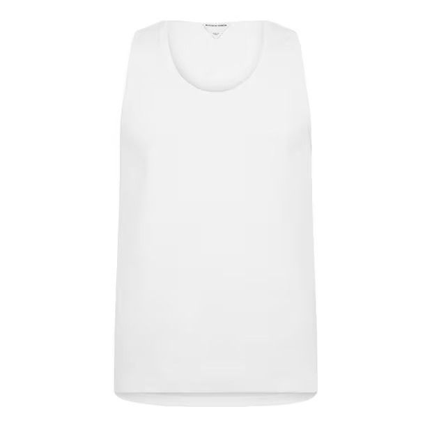 image of Bottega Veneta O1G2R1Mq0324 Tank Top In White, Men's (Size Large)