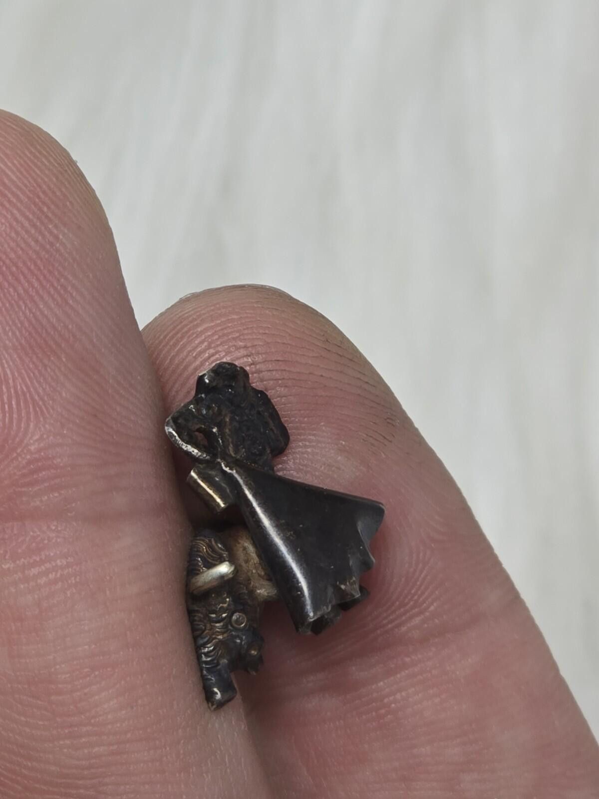 The Unbranded Brand Vintage Sterling Silver Bullfighter Matador & Bull Cufflinks Size ONE SIZE - 8 Thumbnail