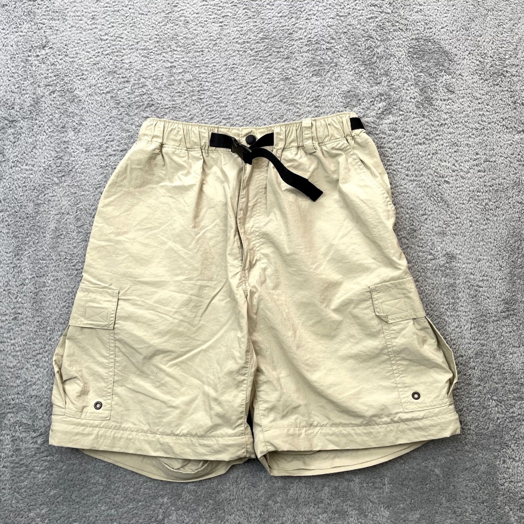 Vintage VINTAGE REI Shorts Mens Medium Beige Cargo Pockets Belted Waist Outdoor Camping Size US 28 / EU 44 - 2 Thumbnail