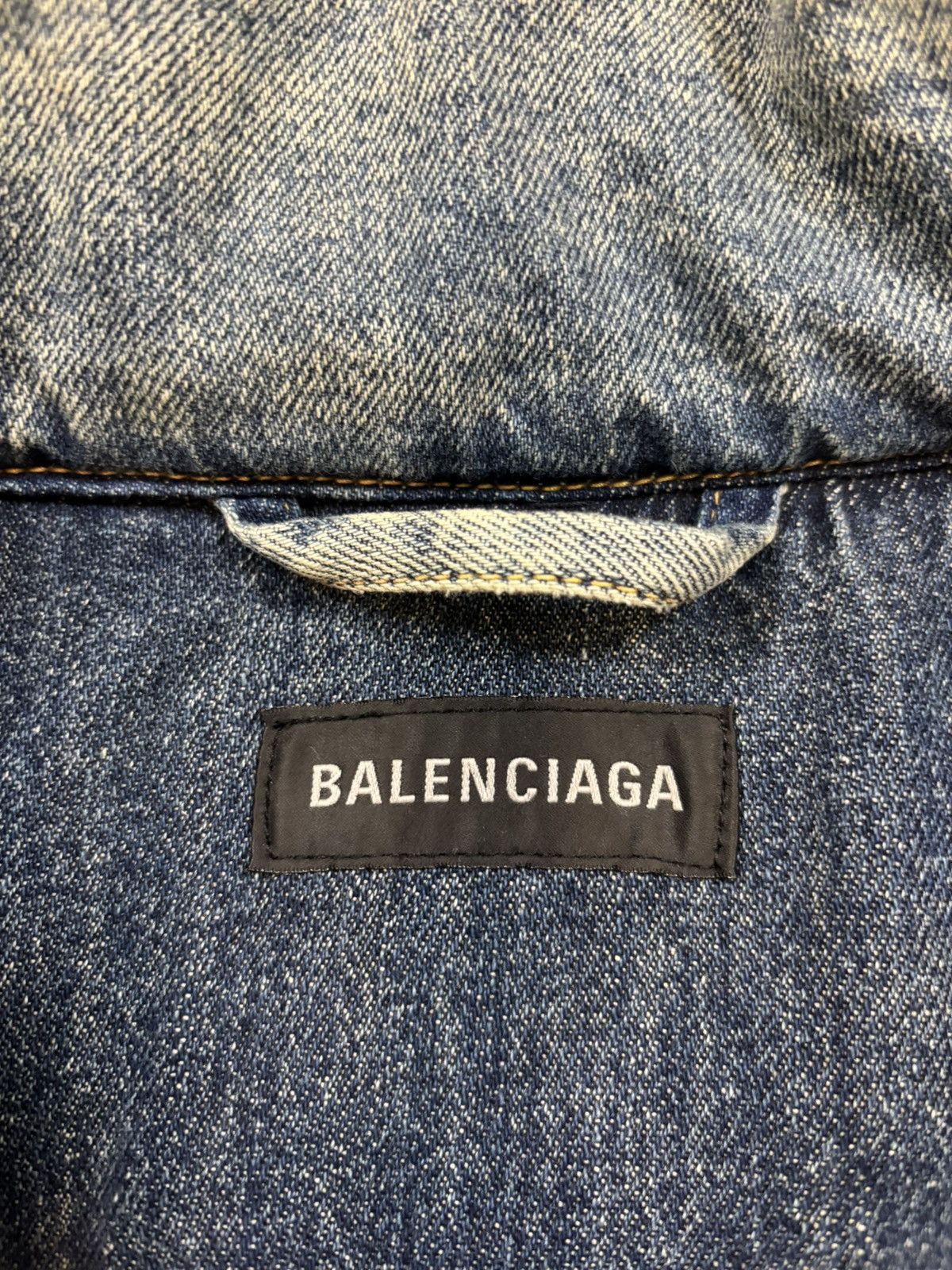 Balenciaga KANYE WEST Balenciaga Padded Denim Jacket Size US M / EU 48-50 / 2 - 12 Thumbnail