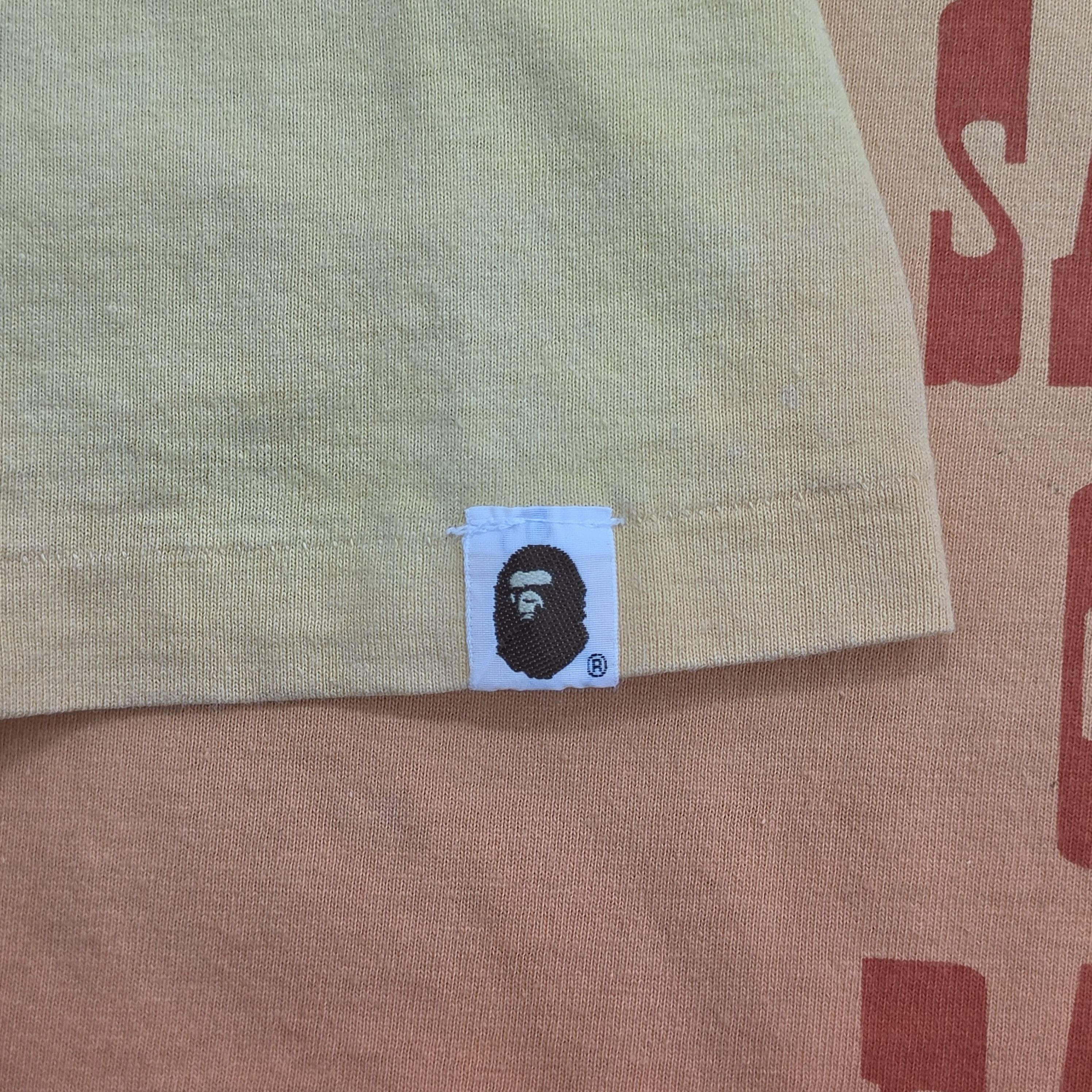 Bape BAPE Men's Orange and Yellow T-shirt Size US M / EU 48-50 / 2 - 8 Thumbnail