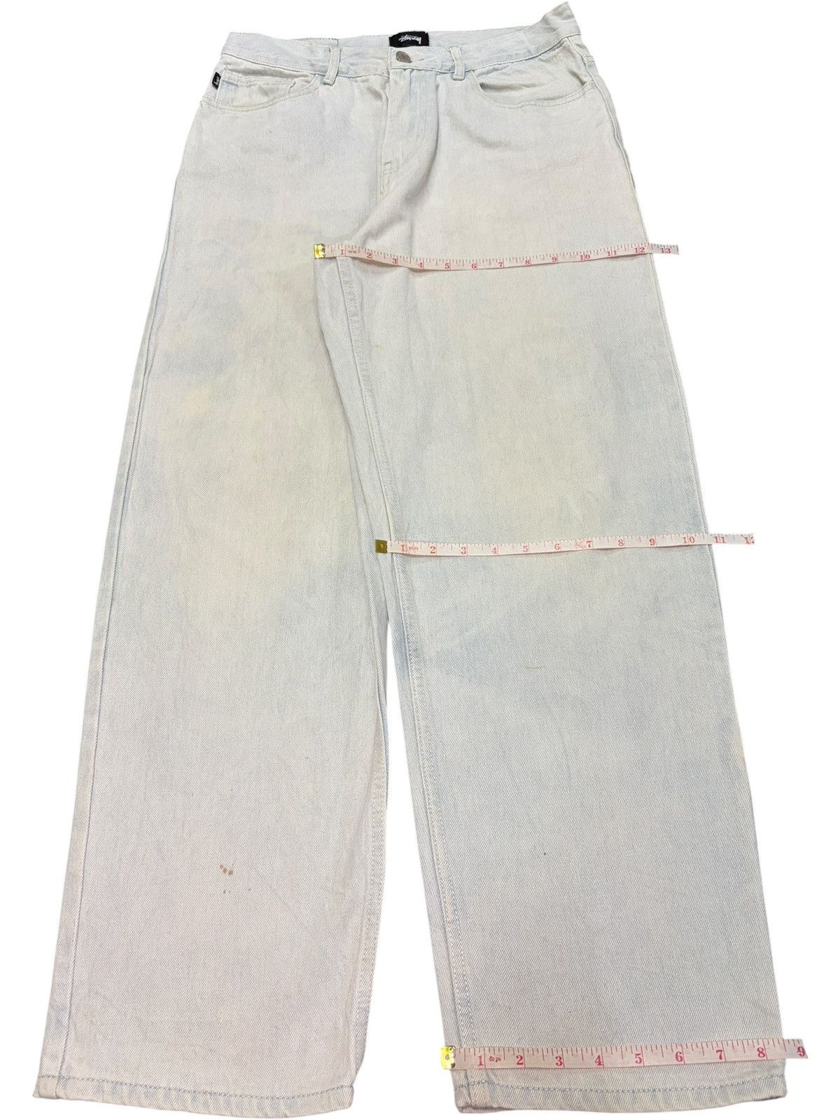 Stussy Vintage Stussy Faded Wash Balloon Style Mom Jeans Size 29" - 8 Thumbnail