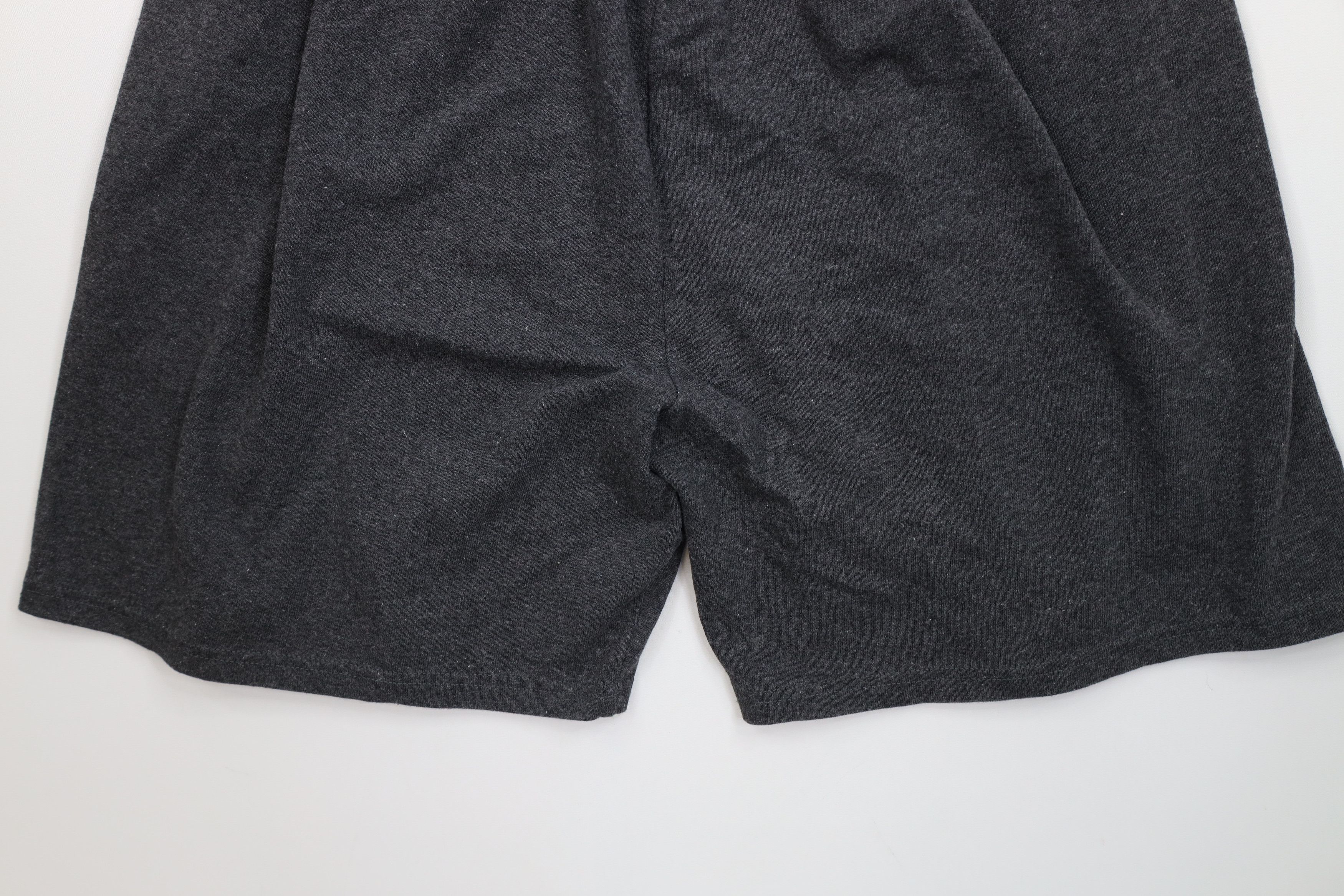Champion Vintage 90s Champion Spell Above Knee Shorts Charcoal Gray Size US 36 / EU 52 - 11 Thumbnail