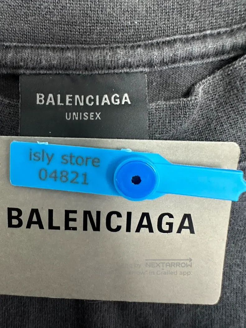 Balenciaga Balenciaga Letter Pattern Printed Short Sleeve T-Shirt Size US M / EU 48-50 / 2 - 4 Thumbnail