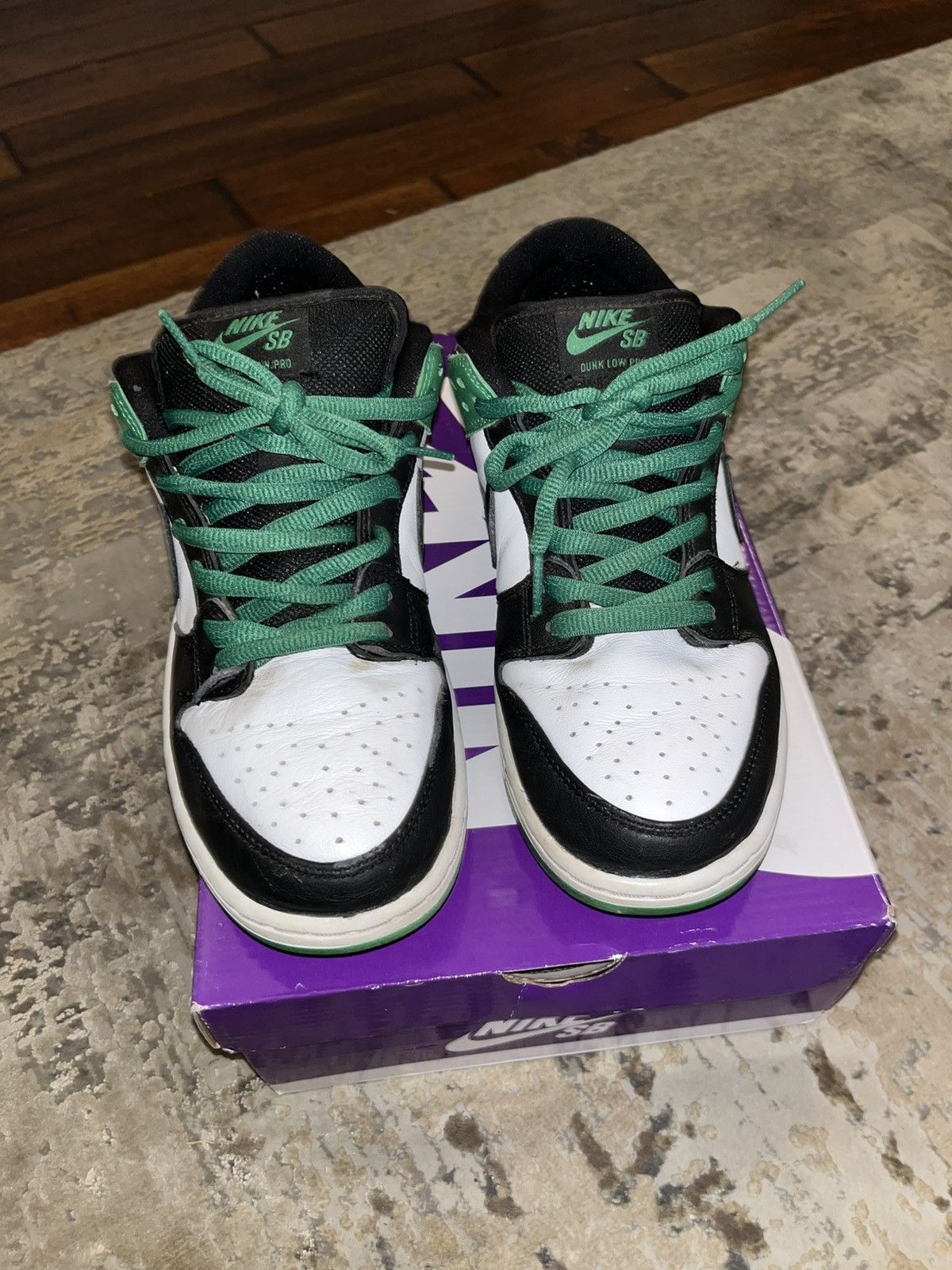 Nike Dunk Low Pro SB 'Classic Green' (2022) Size US 9.5 / EU 42-43 - 3 Thumbnail
