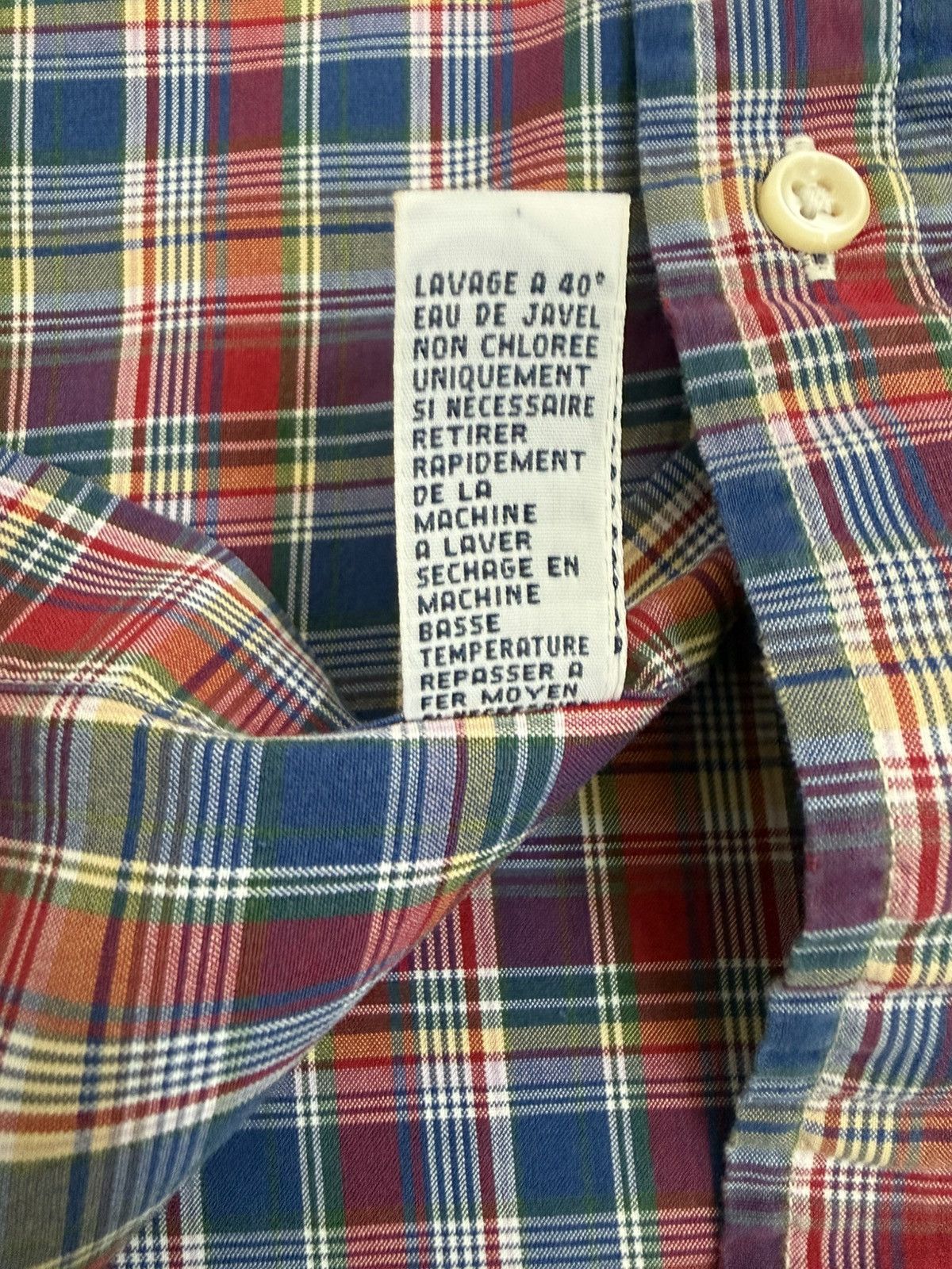 Ralph Lauren Vintage Polo Ralph Lauren Plaid OCBD Classic Fit L Size US L / EU 52-54 / 3 - 7 Thumbnail