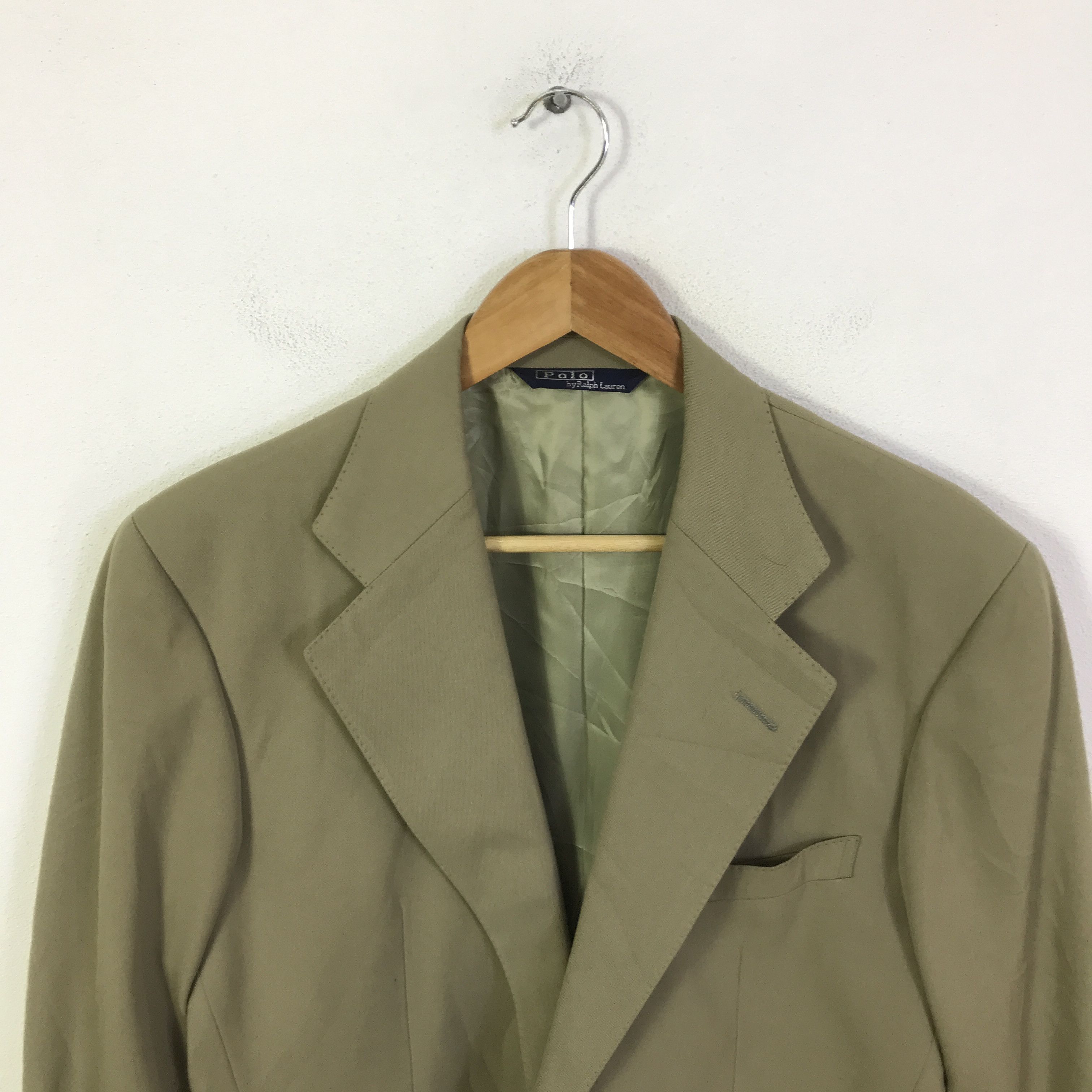 Polo Ralph Lauren Polo ralph lauren Cream Blazer coat jacket K108B18 Size US M / EU 48-50 / 2 - 2 Thumbnail