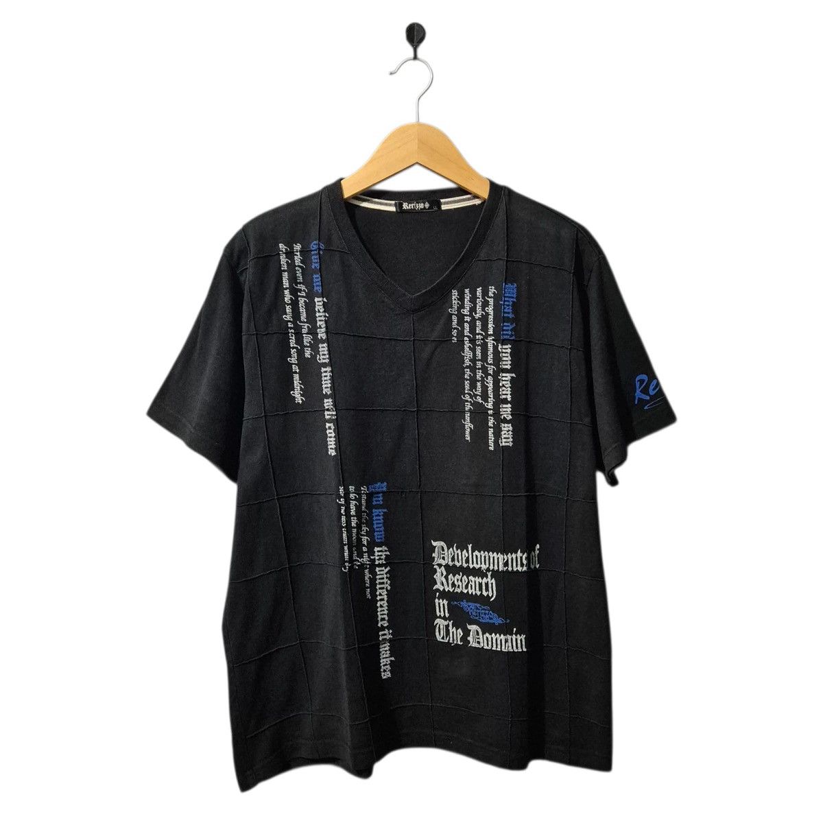 Japanese Brand Y2k rerizzo poem punk gothic tshirt Size US L / EU 52-54 / 3 - 1 Thumbnail