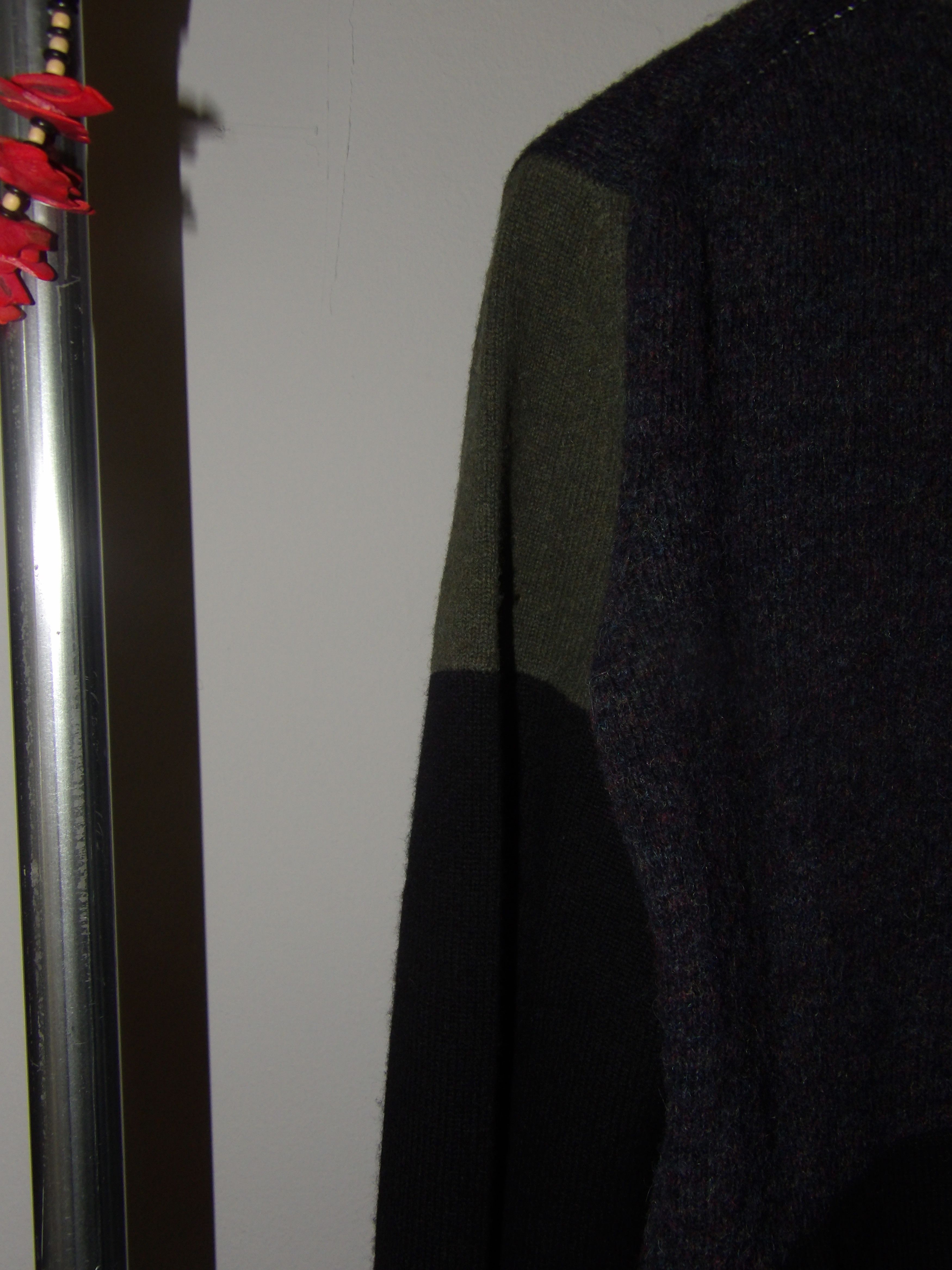 Celine Phoebe Philo Celine F/W 2014 Colorblock Sweater Size L / US 10 / IT 46 - 4 Thumbnail